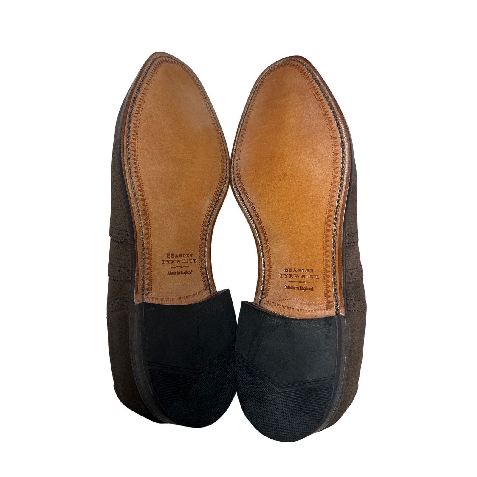 Charles Tyrwhitt Charles Tyrwhitt Brown Suede Brogue Oxford Shoes 12.5 NWT Size US 12.5 / EU 45-46 - 5 Thumbnail