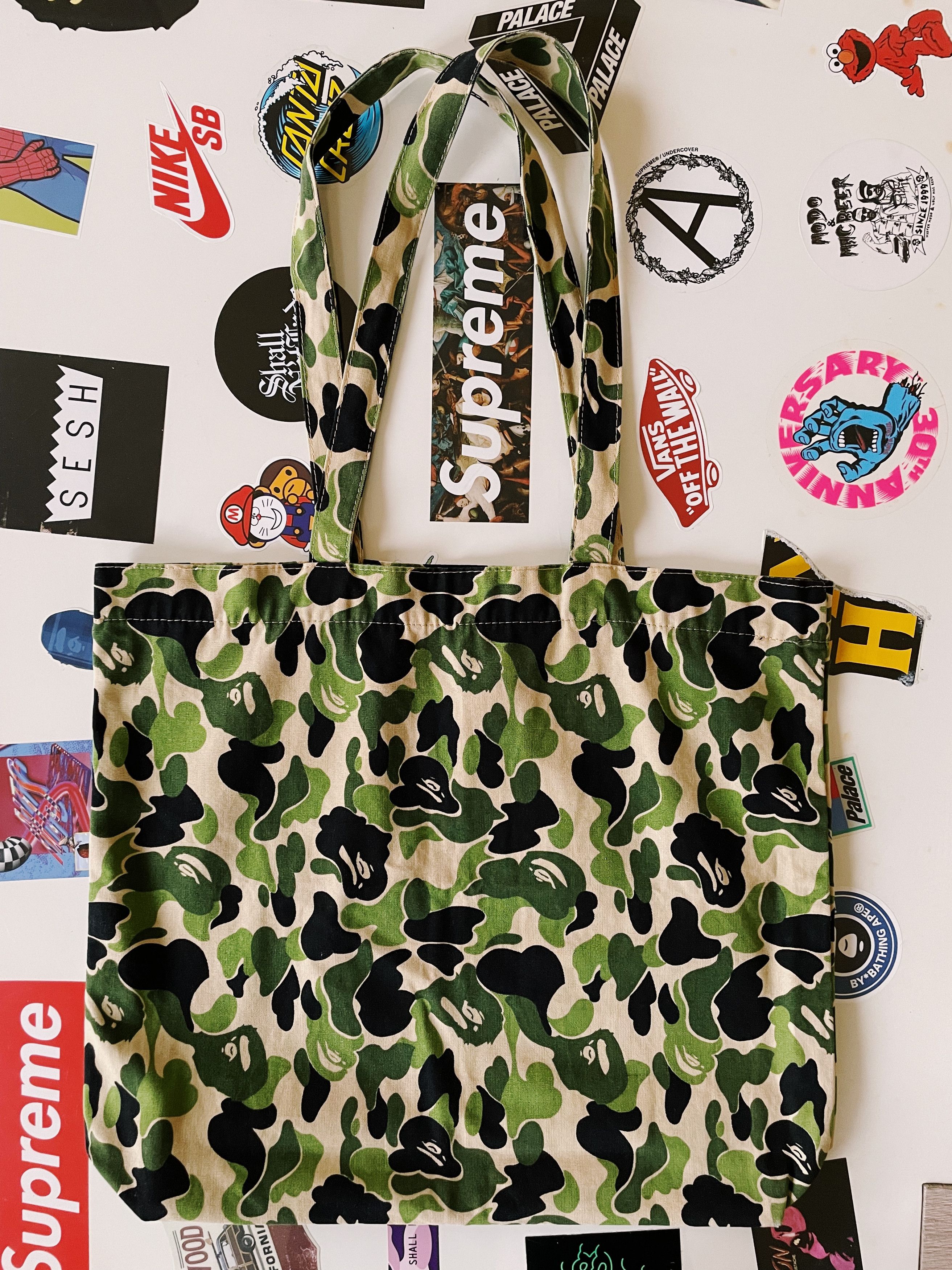 Bape × Nigo × Vintage Vintage Y2K Bape A Bathing Ape ABC Camo Tote Bag Size ONE SIZE - 2 Thumbnail