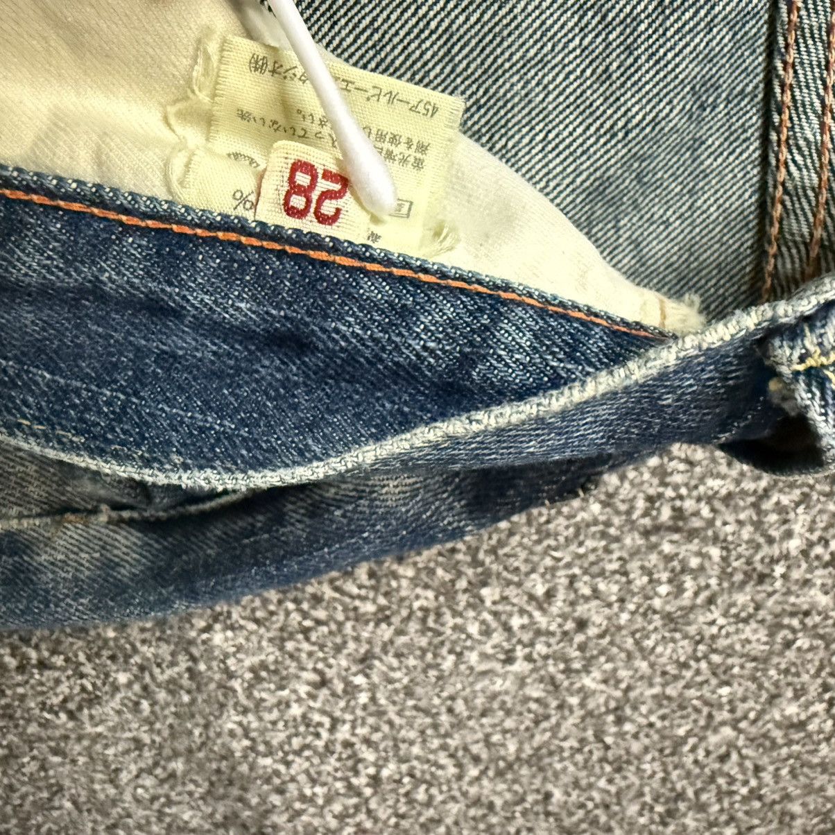 45rpm Vintage Japanese Archive Indigo 45rpm Denim Kapital Visvim Size US 28 / EU 44 - 13 Thumbnail