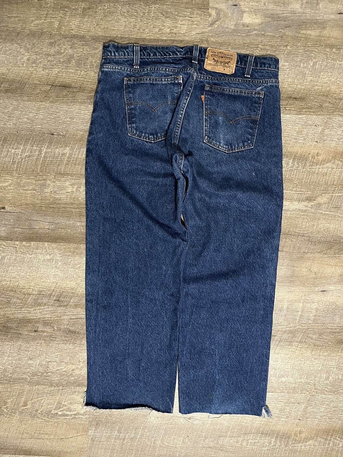 Levi's Vintage Clothing Vintage Levi’s 505 Orange Tab 80s Straight Leg 38X30 See Pic Size US 38 / EU 54 - 2 Thumbnail