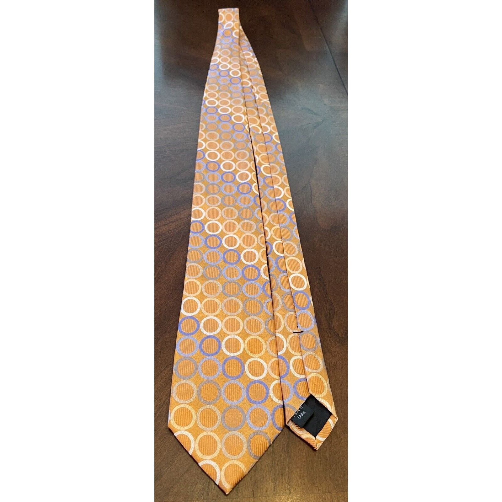 Michael Kors Michael Michael Kors Orange Blue 100% Silk Made In China Size ONE SIZE - 3 Thumbnail