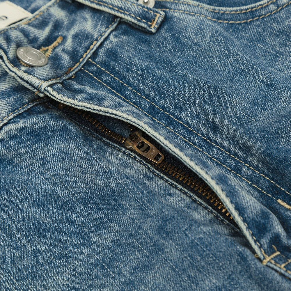 Jean Men's vintage gradient washed distressed scimitar jeans Size US 32 / EU 48 - 3 Thumbnail