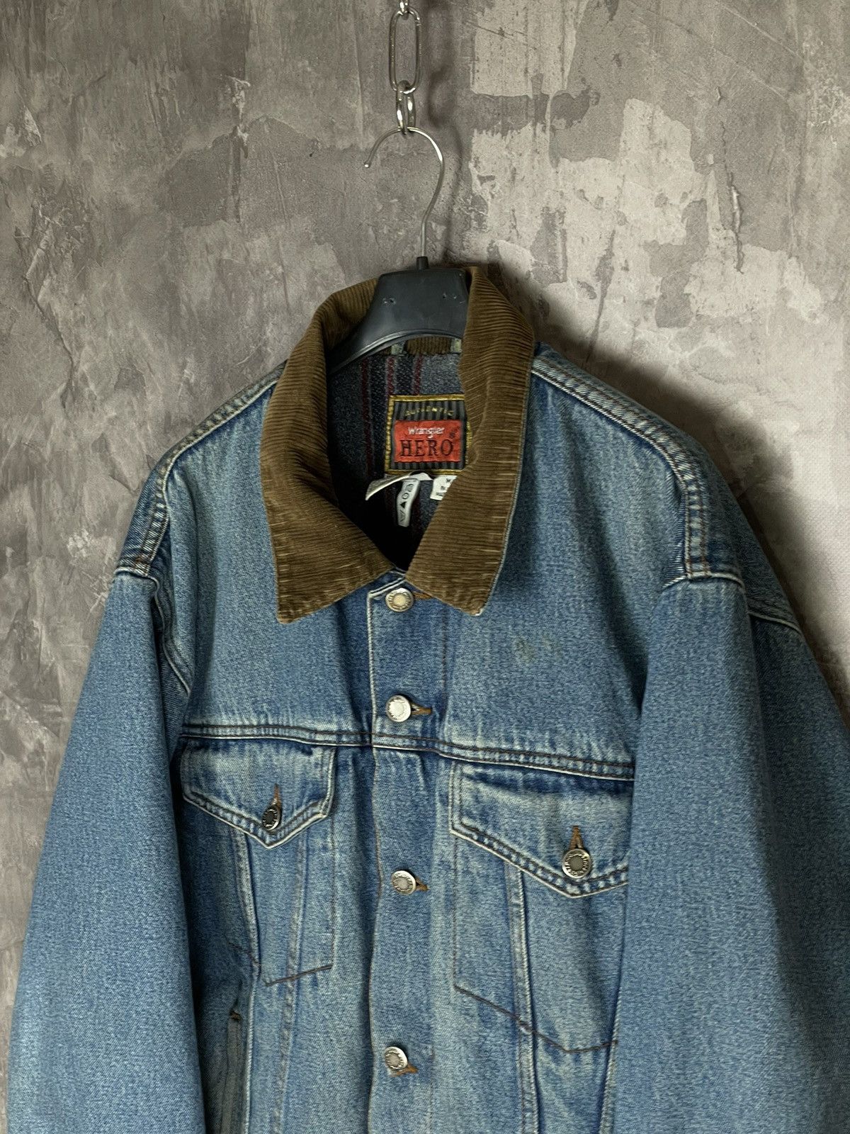 Vintage × Wrangler Vintage Wrangler Denim Sherpa Jacket Blanked Line 80’s 90’s Size US M / EU 48-50 / 2 - 7 Thumbnail