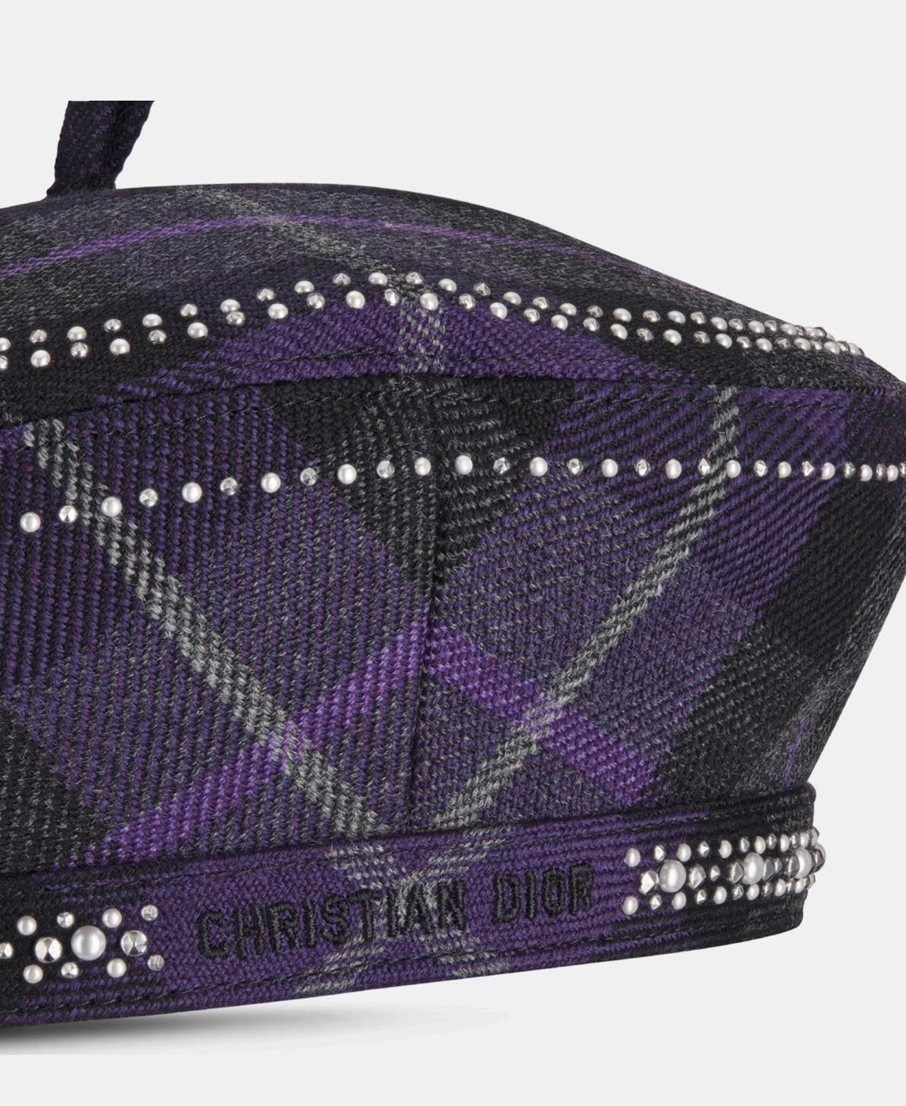 Dior Dior Arty Check’N’Dior Beret Size ONE SIZE - 3 Thumbnail