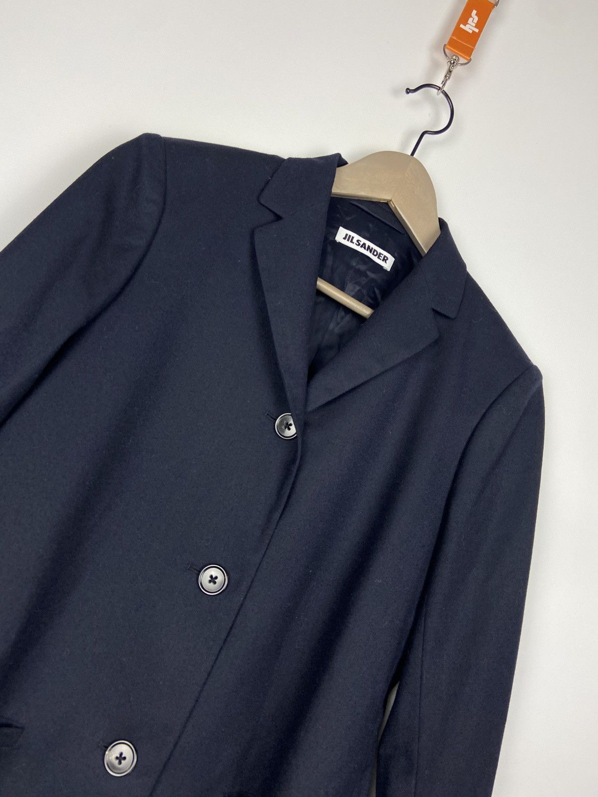 Jil Sander Jil Sander Blue Women's Button Wool Blazer Sz 34 Size XXS / US 00 / IT 34 - 7 Thumbnail