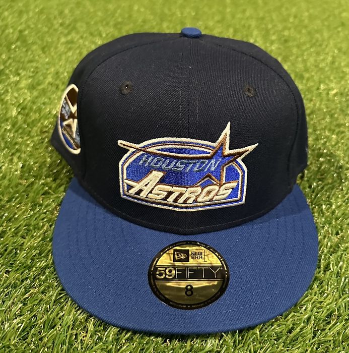 New Era Men's MLB Houston Astros 5950 Fitted-Hunter Flame Orange Gubs Hats