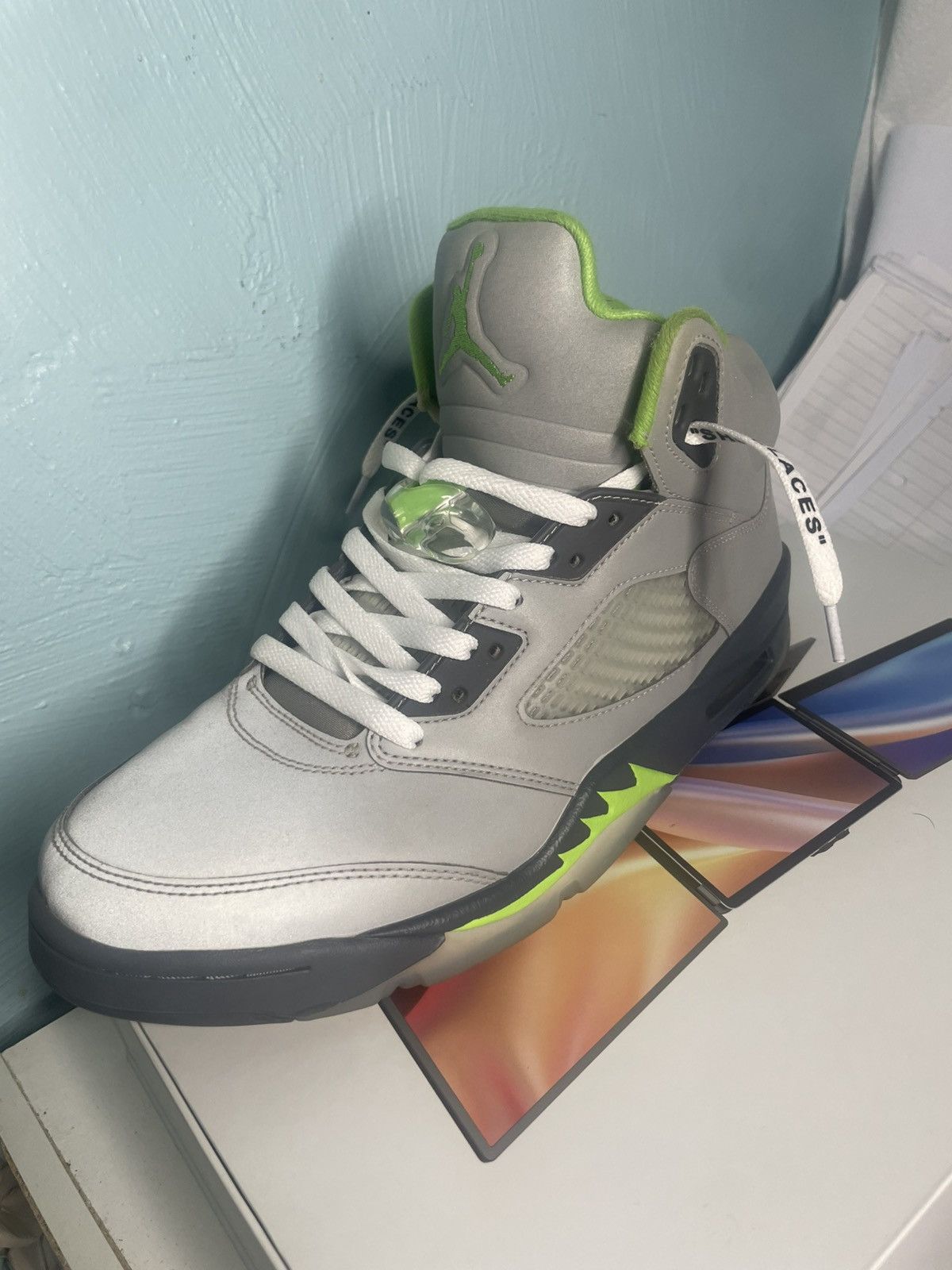 Jordan Brand × Nike Jordan 5 Green Bean Size US 11 / EU 44 - 13 Thumbnail