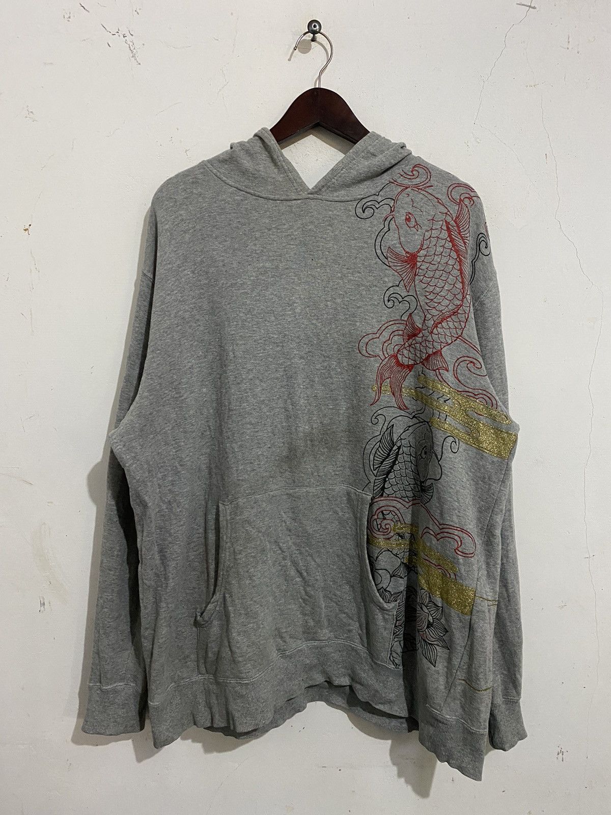 Japanese Brand 💸BINDINGOFFER💸Japanese sorridere koi fish hoodie Size US XL / EU 56 / 4 - 4 Thumbnail