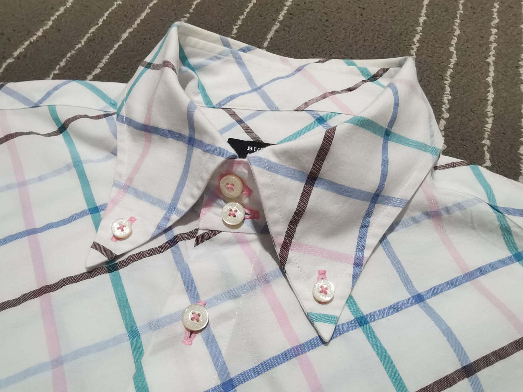 Burberry × Designer BURBERRY black label buttons up S 2109 Size US S / EU 44-46 / 1 - 9 Thumbnail