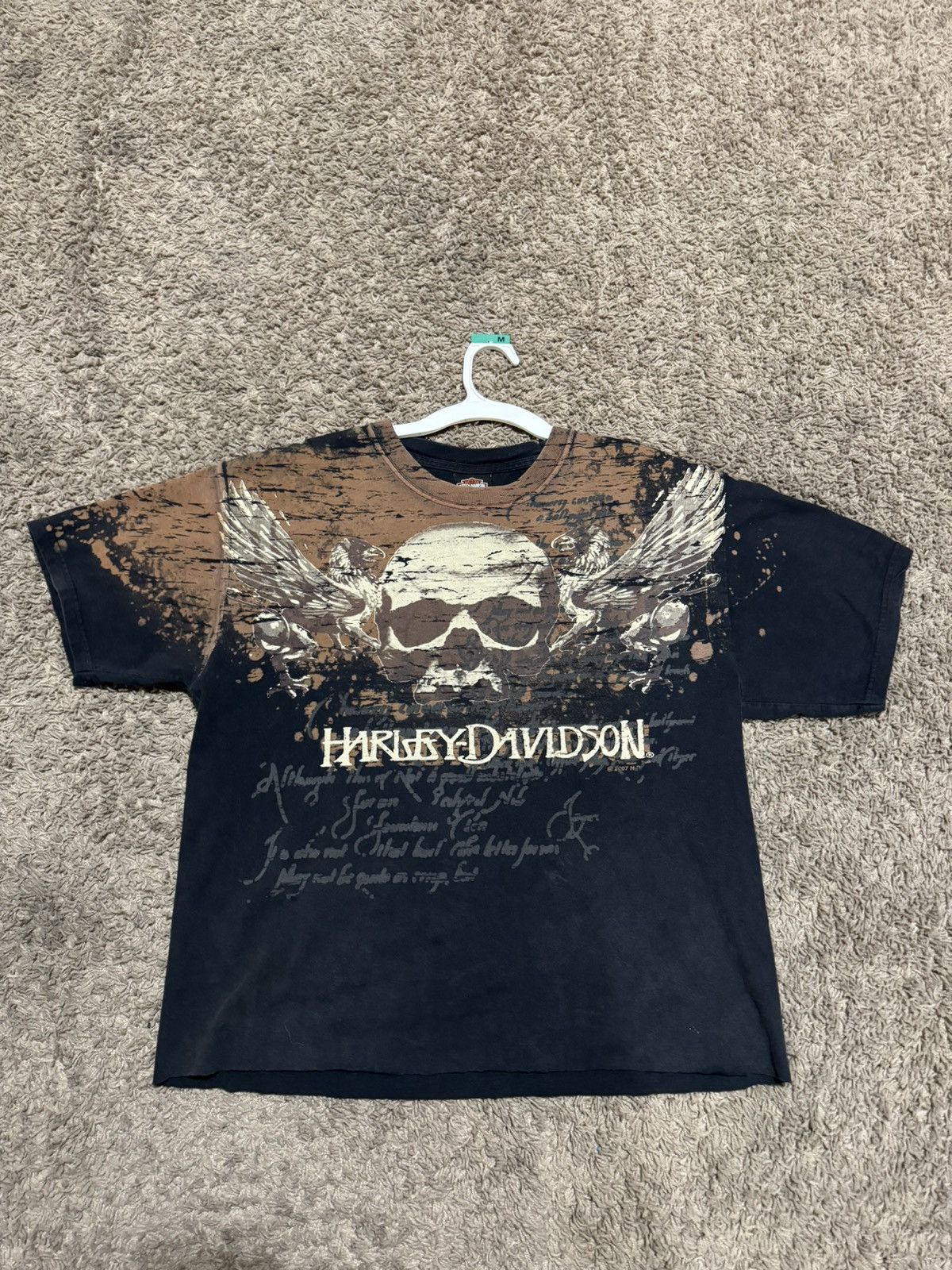Harley Davidson × Vintage y2k harley shirt Size US L / EU 52-54 / 3 - 1 Thumbnail