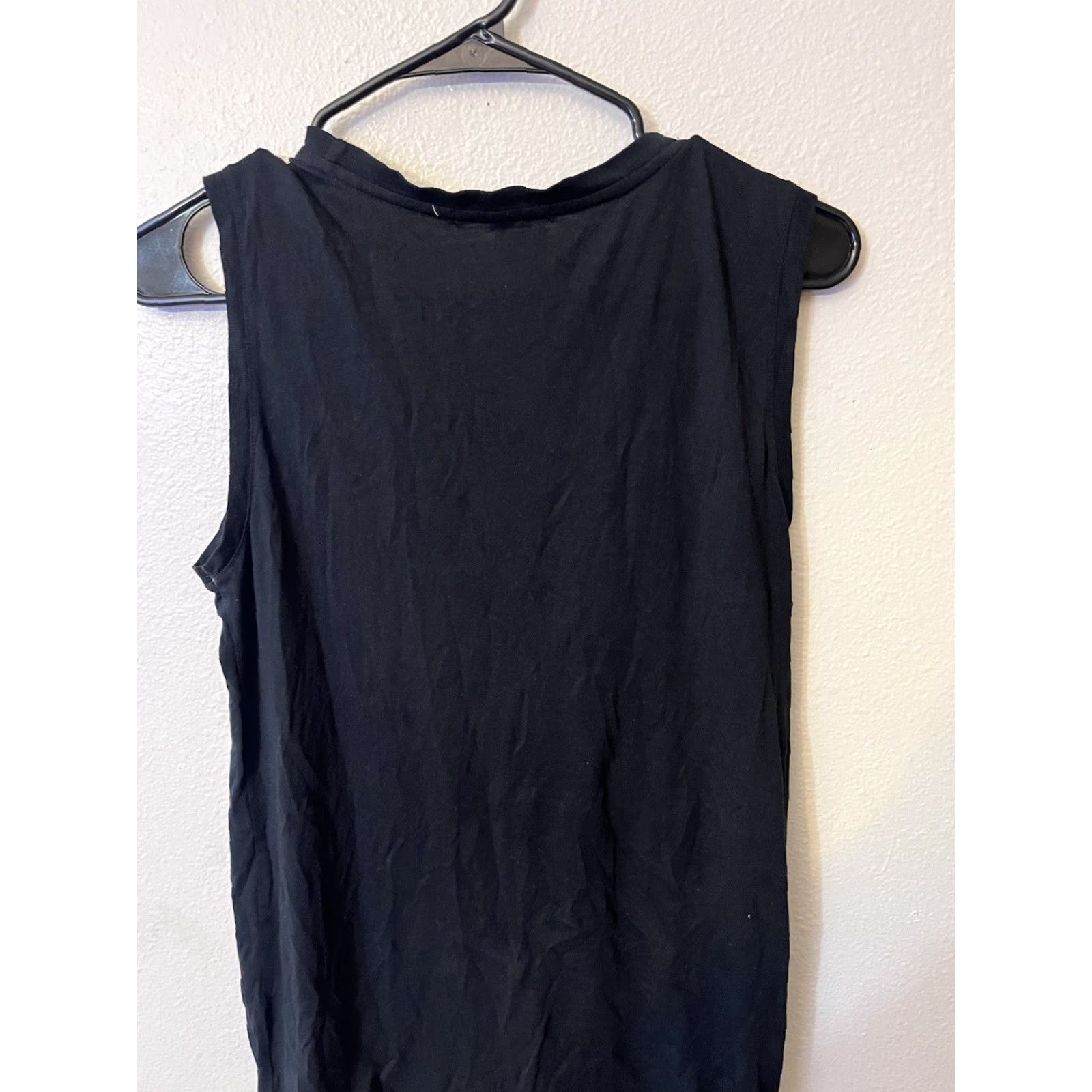Gap Gap Women's Black Lace Round Neck Tank Top Size Large Casual Sleeveless Size L / US 10 / IT 46 - 2 Thumbnail
