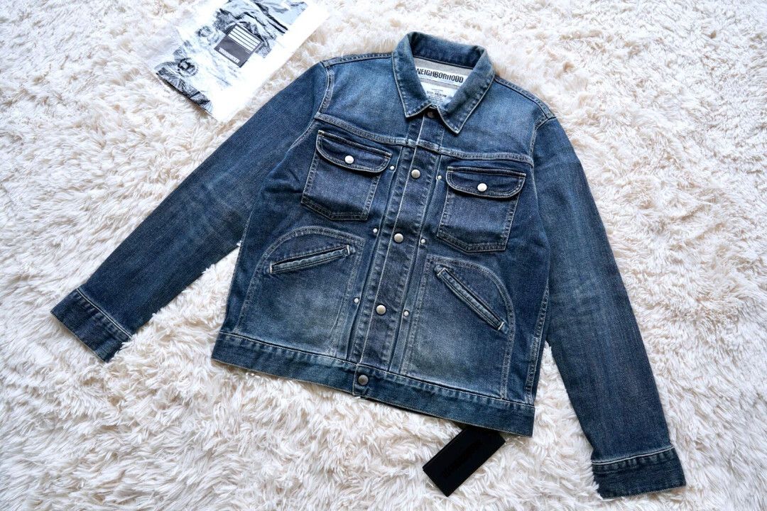 Neighborhood NEIGHBORHOOD 19SS Washed Denim Jkt M New (penny/c-jkt) Size US M / EU 48-50 / 2 - 5 Thumbnail
