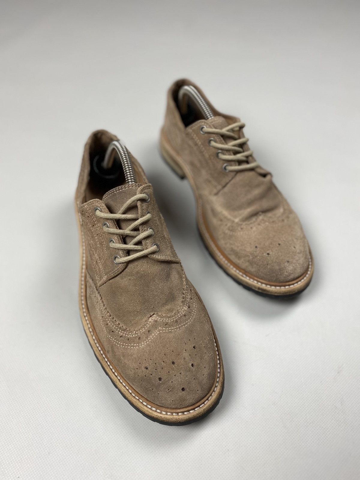 Allsaints Allsaints men’s suede brogue shoes size 43 / US 10 Size US 10 / EU 43 - 2 Thumbnail