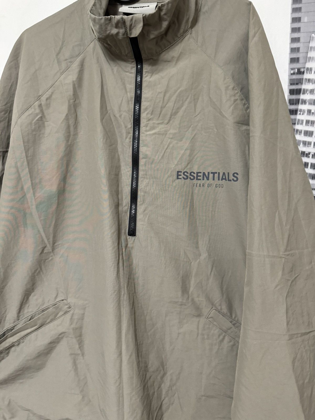 Fear of God Fear of God Essentials Track Jacket SZ Medium Moss 🔥 Size US M / EU 48-50 / 2 - 2 Thumbnail