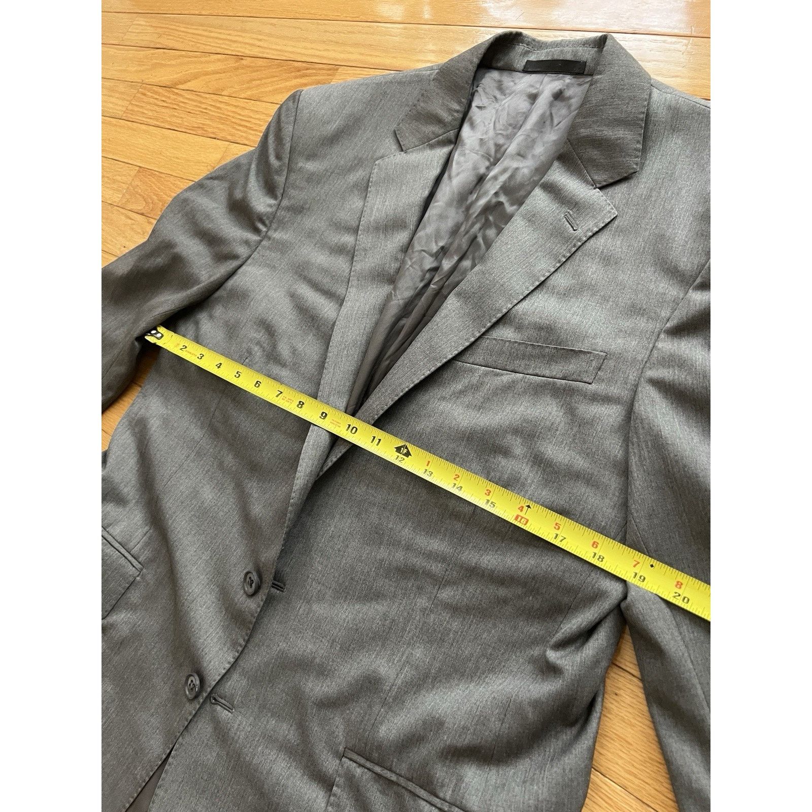 Ralph Lauren Black Label BLACK LABEL Ralph Lauren Wool Blazer Grey 42R Sport Coat Size 42R - 12 Thumbnail