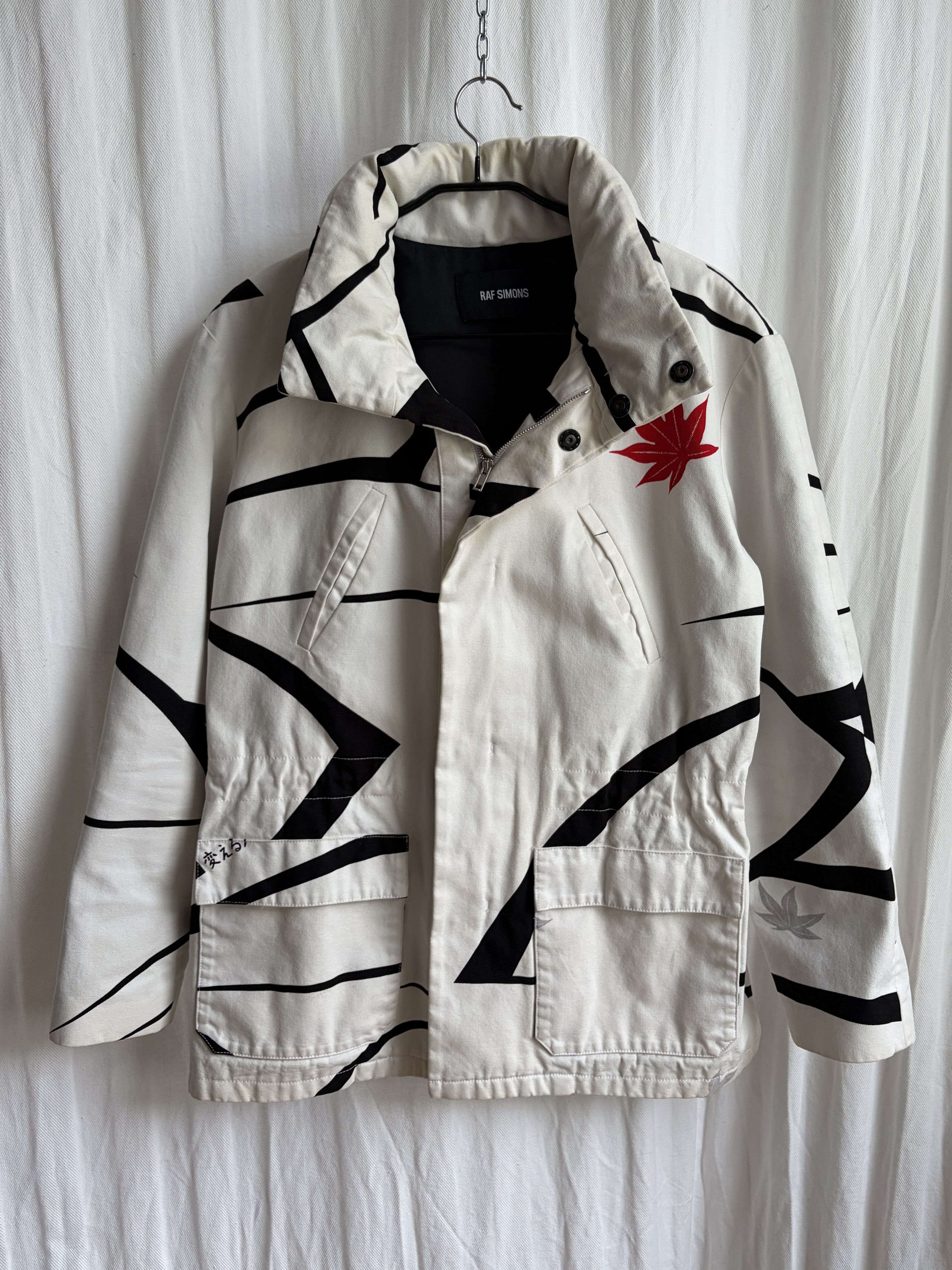 Raf Simons Abstract Snow Camo Field Jacket Size US S / EU 44-46 / 1 - 1 Thumbnail