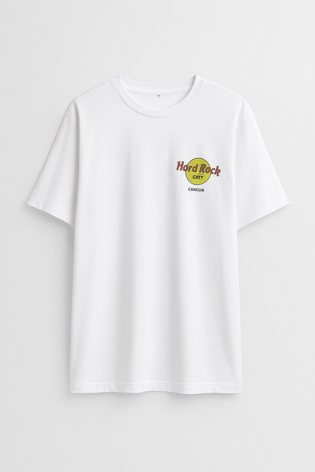 Hard Rock Cafe Vintage 1990s Hard Rock Cafe Cancun T-Shirt White XX-Large Size US XXL / EU 58 / 5 - 2 Thumbnail