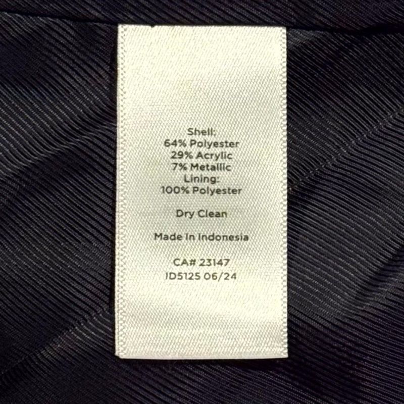 Talbots Talbots Tweed Blazer Navy Sequin Quiet Luxury Old Money 18W Size XXL / US 16-18 / IT 52-54 - 6 Thumbnail