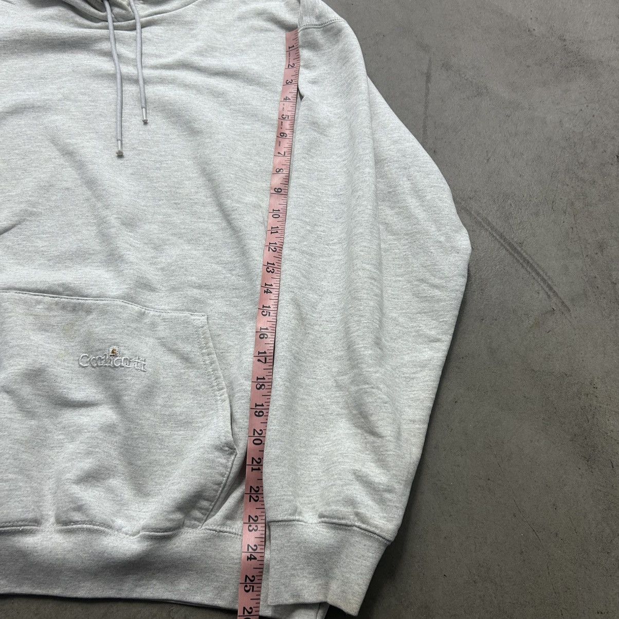 Carhartt × Vintage Vintage carhartt grey hoodie Size US XL / EU 56 / 4 - 8 Thumbnail