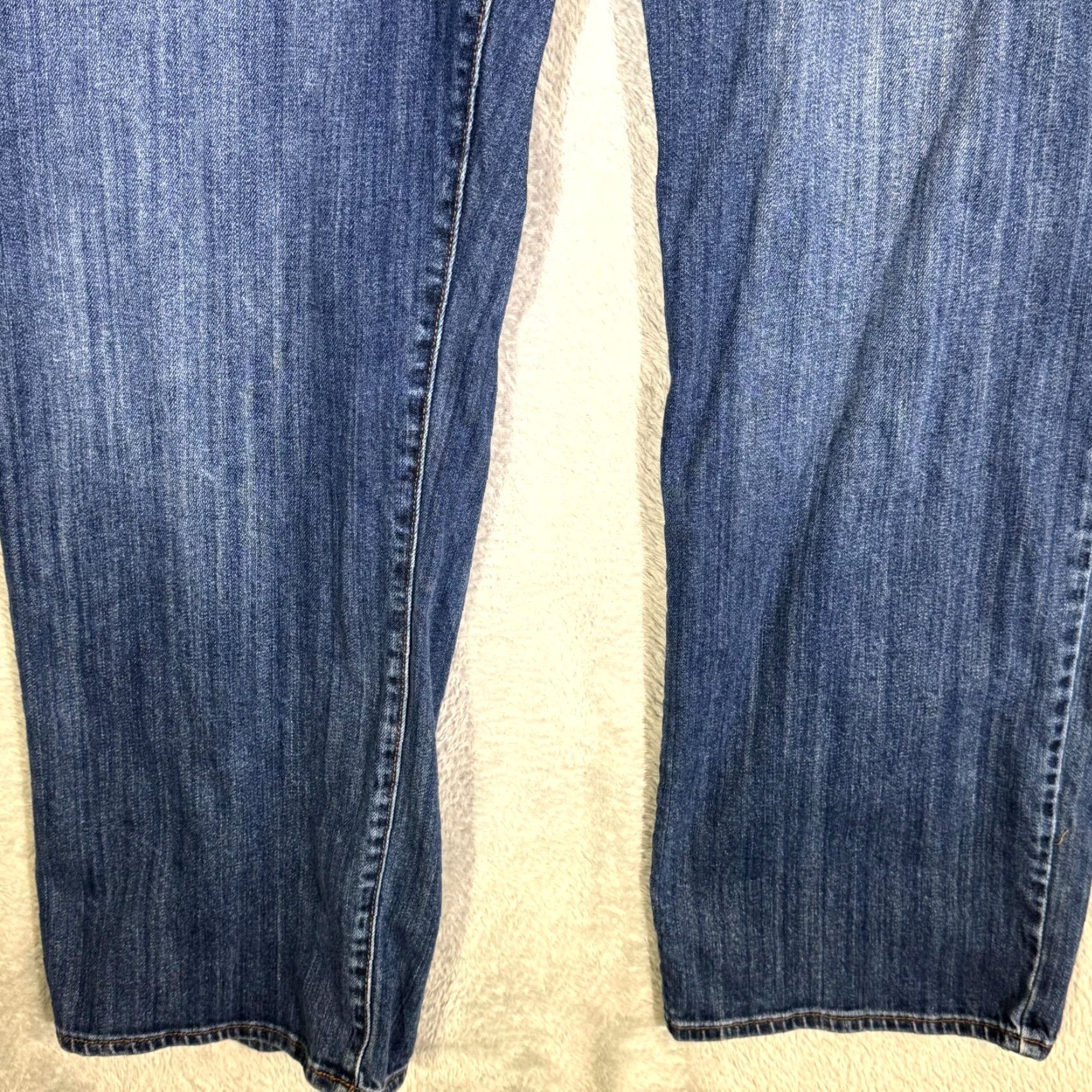 Lucky Brand Lucky Brand 361 Men Jeans 40 x 30 Blue Denim Vintage Straight Mid-Rise Stretch Size US 40 / EU 56 - 5 Thumbnail