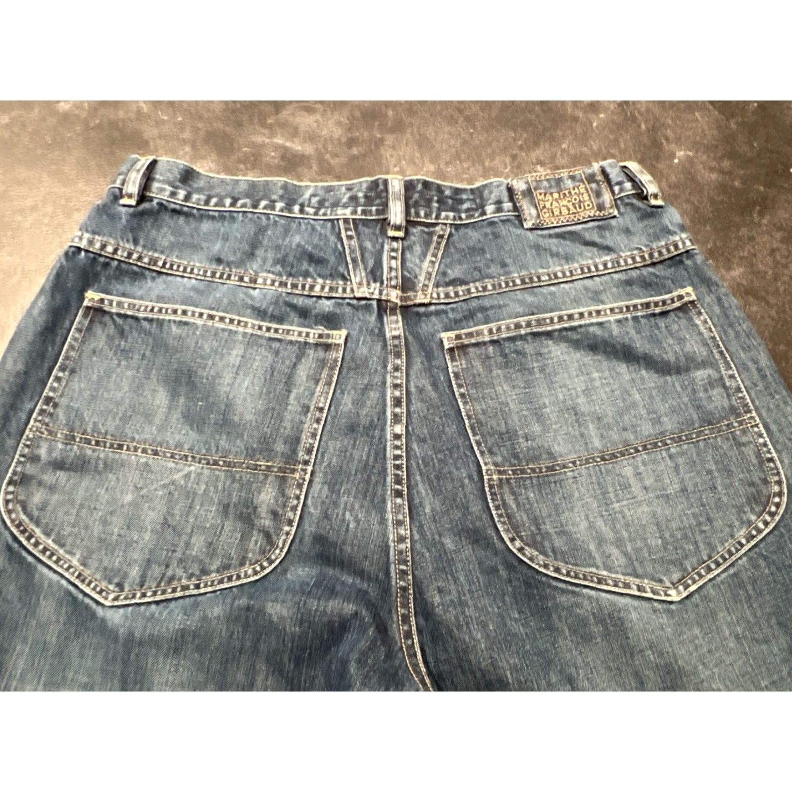 Vintage VINTAGE Marithe Francois Girbaud Jeans Mens 36 Blue Denim Hip Hop VTG Tapered Straight Leg Mens Jeans Size US 36 / EU 52 - 4 Thumbnail