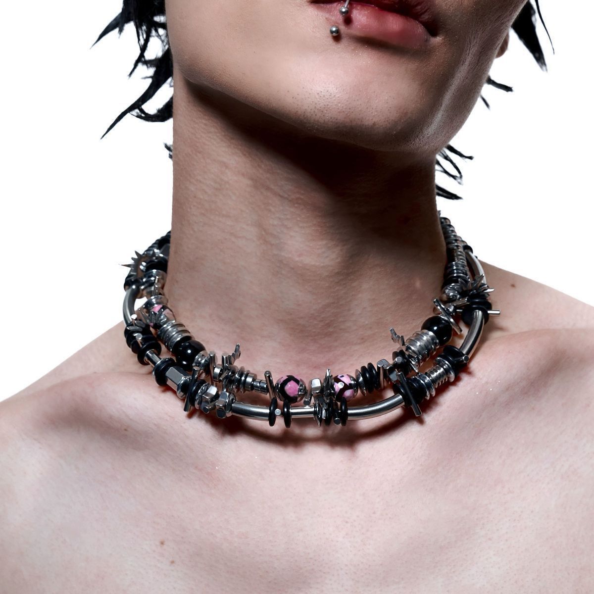 Other New Trend STEAL! Y2K Chains Necklace Chain Size ONE SIZE - 3 Thumbnail