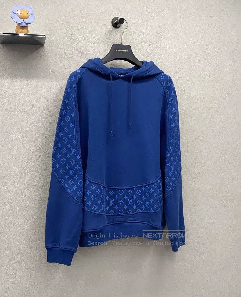 Louis Vuitton Louis Vuitton Presbyopic patchwork blue hoodie Size US M / EU 48-50 / 2 - 3 Thumbnail