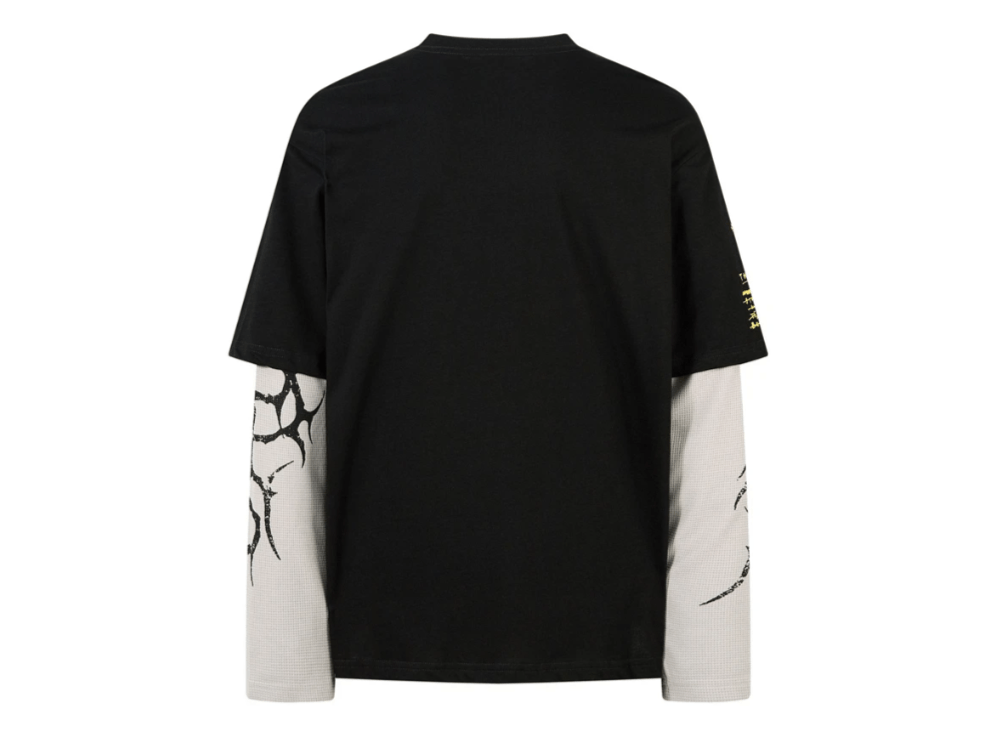 Japanese Brand Hip Hop Long Sleeve T-Shirt Y2K Size US L / EU 52-54 / 3 - 2 Thumbnail