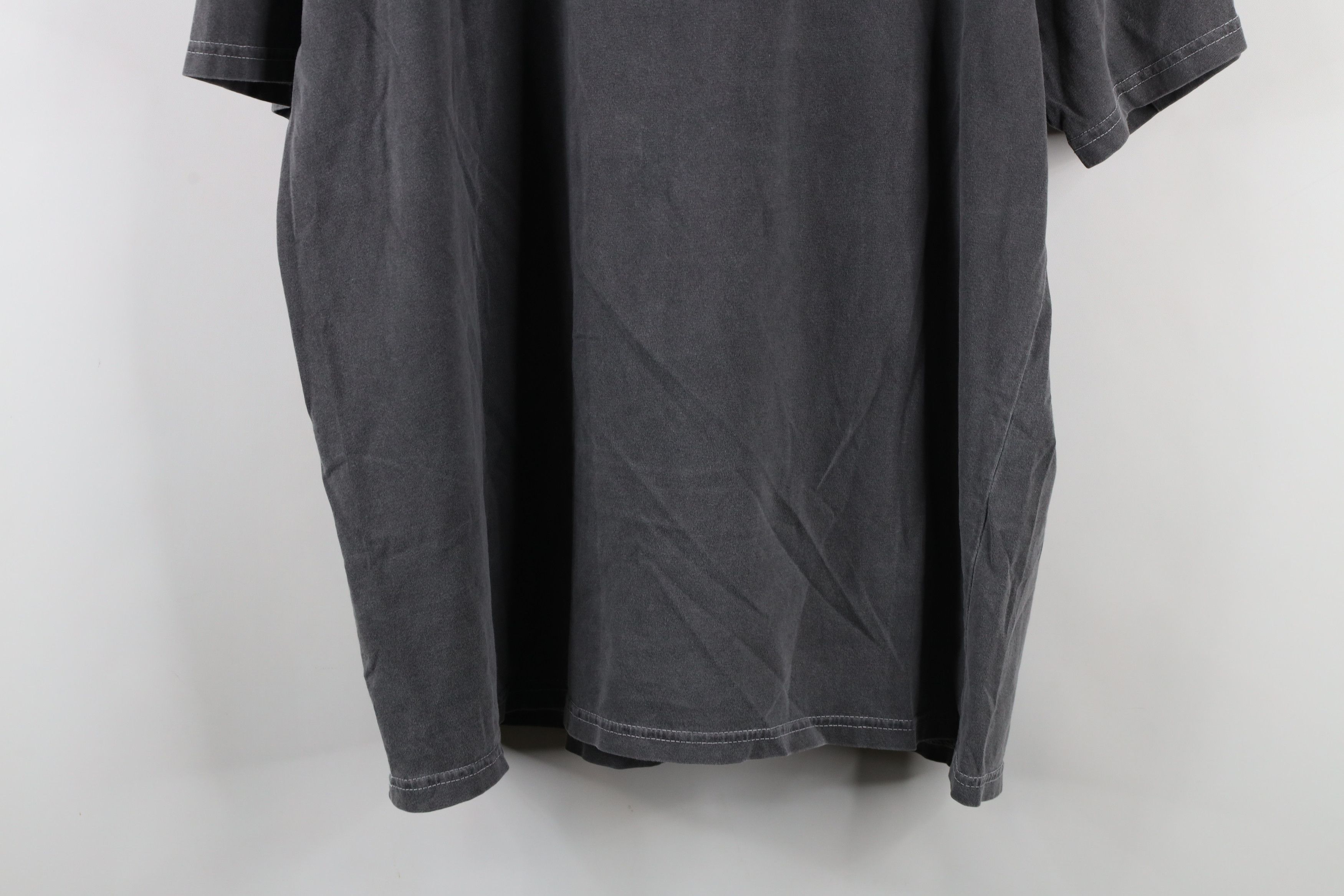 Vintage Vintage 90s Streetwear Stonewash Fit Blank T-Shirt Gray Size US M / EU 48-50 / 2 - 8 Thumbnail