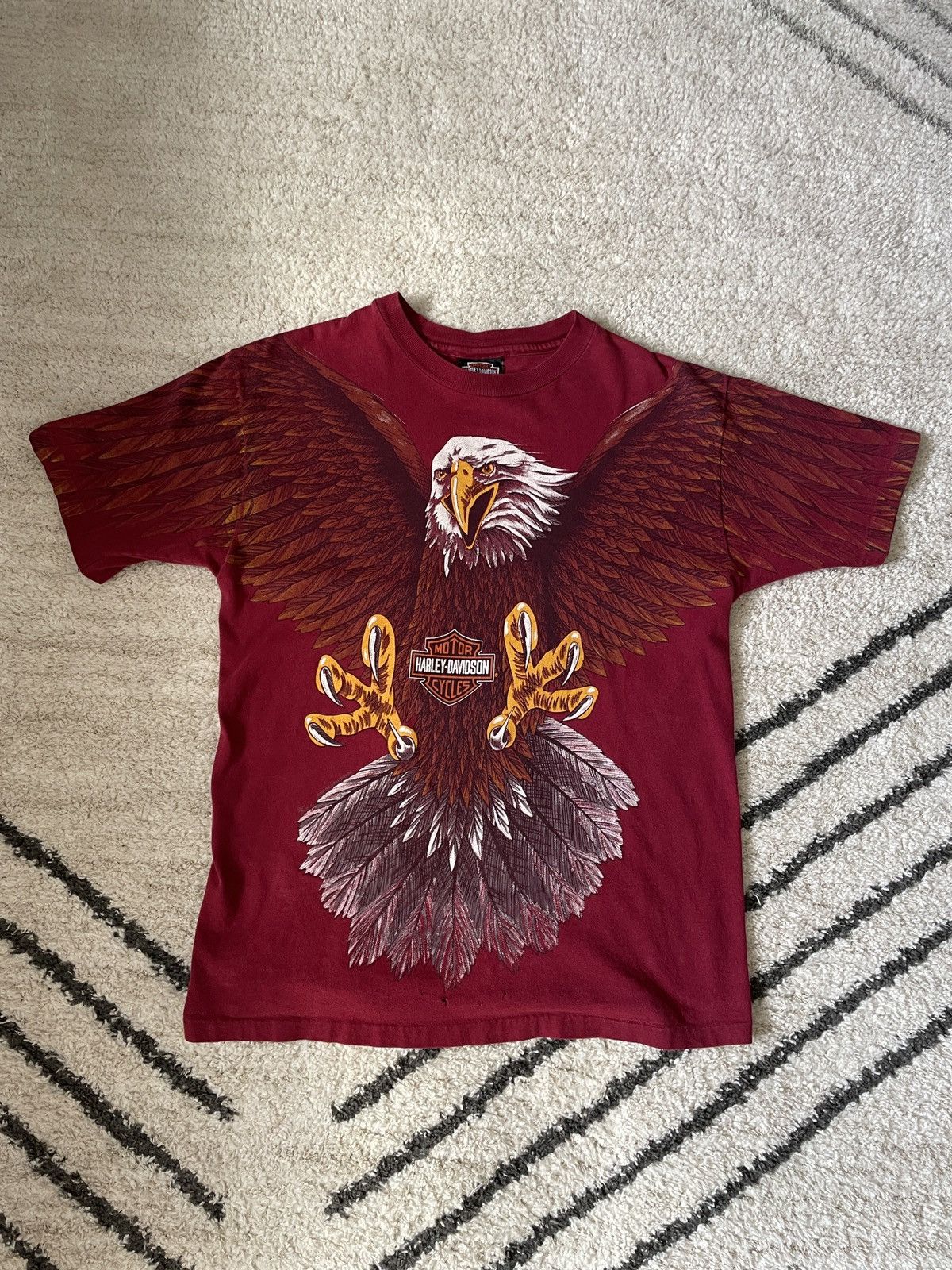 Harley Davidson Vintage Eagel AOP Tee Size US M / EU 48-50 / 2 - 1 Thumbnail