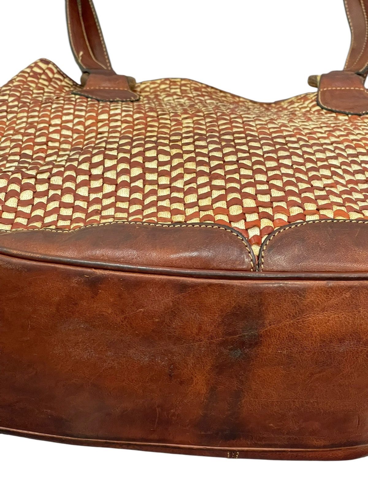 Genuine Leather Full Leather Patina Vintage Unknown Italy Shoulder Bag 1🟩2 Size ONE SIZE - 9 Thumbnail
