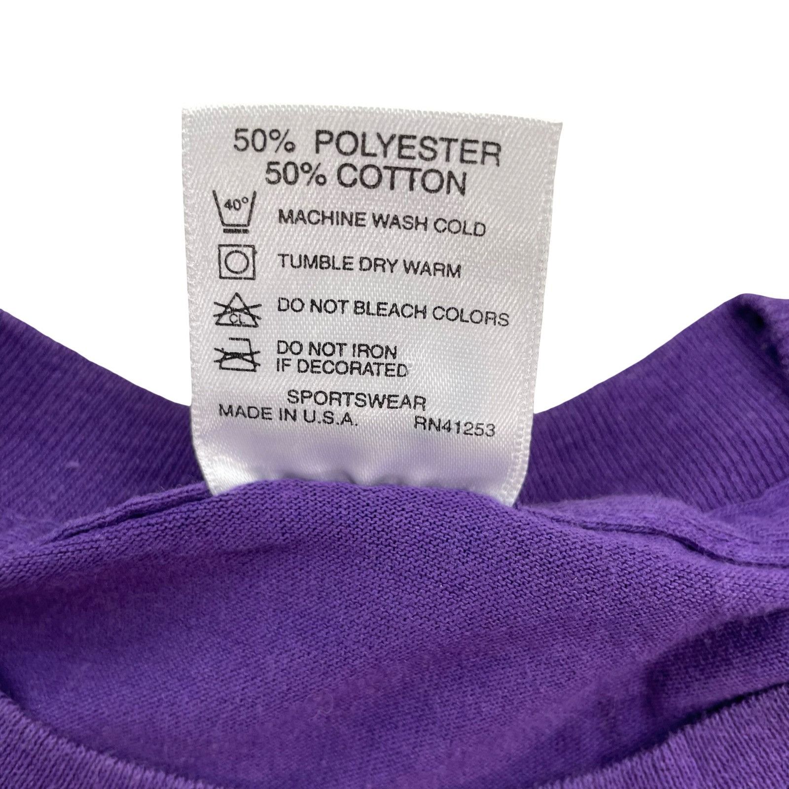 Other VTG Myrtyle Beach Single Stitch S/S Crewneck T-Shirt Purple Size US L / EU 52-54 / 3 - 5 Thumbnail