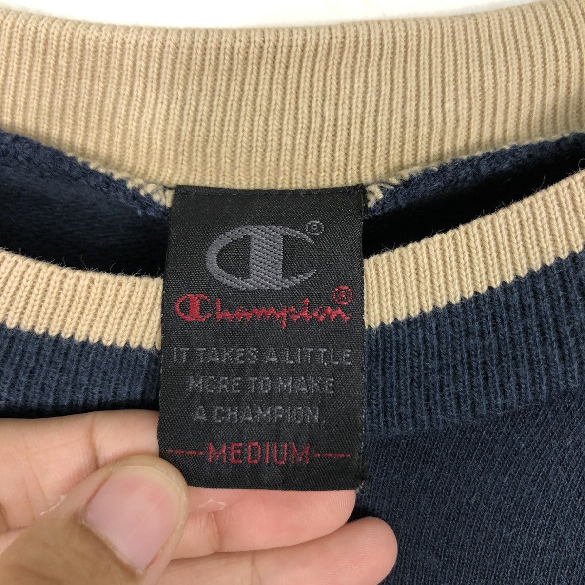Champion × Vintage Vintage Champion Casual Sweatshirt Jumper 90s Medium Size US M / EU 48-50 / 2 - 11 Thumbnail