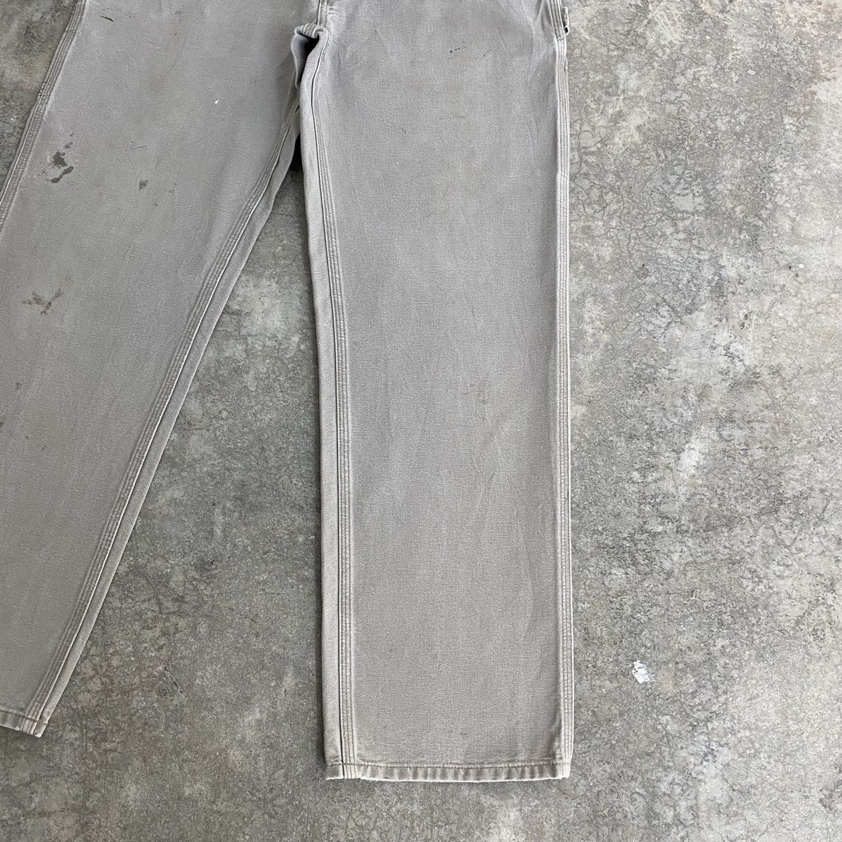Carhartt × Vintage Vintage Carhartt Desert Grey Carpenter Workwear Pants Size US 35 - 9 Thumbnail