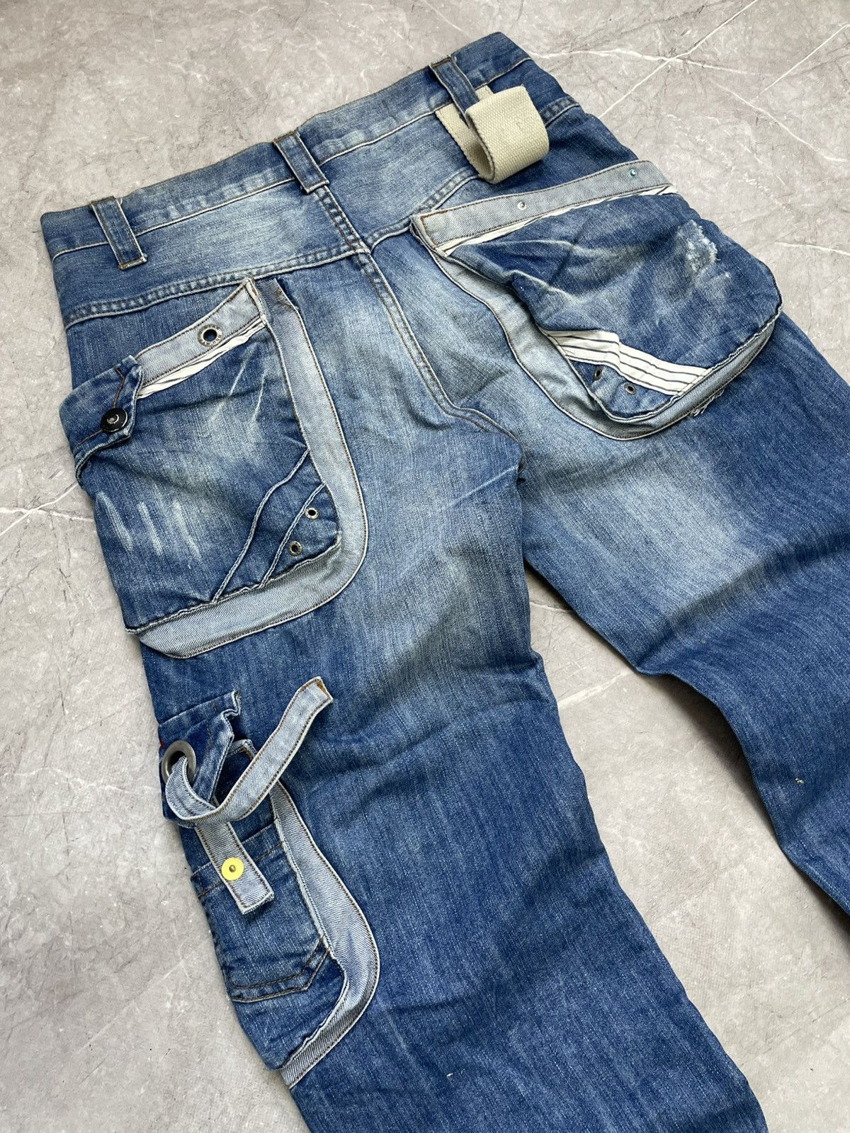G-Star Baggy Multipocket cargo jeans 90s hype junya Watanabe style Size US 31 - 11 Thumbnail