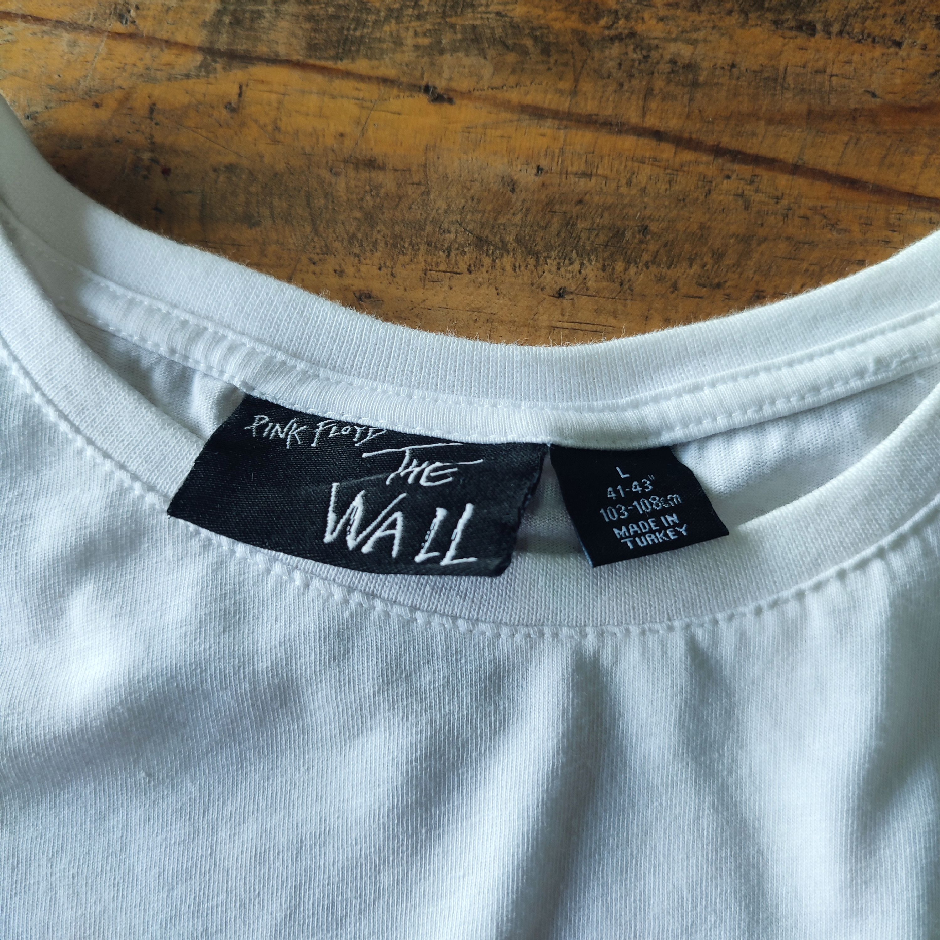 Band Tees × Pink Floyd × Vintage PINKFLOYD Size L / US 10 / IT 46 - 4 Thumbnail