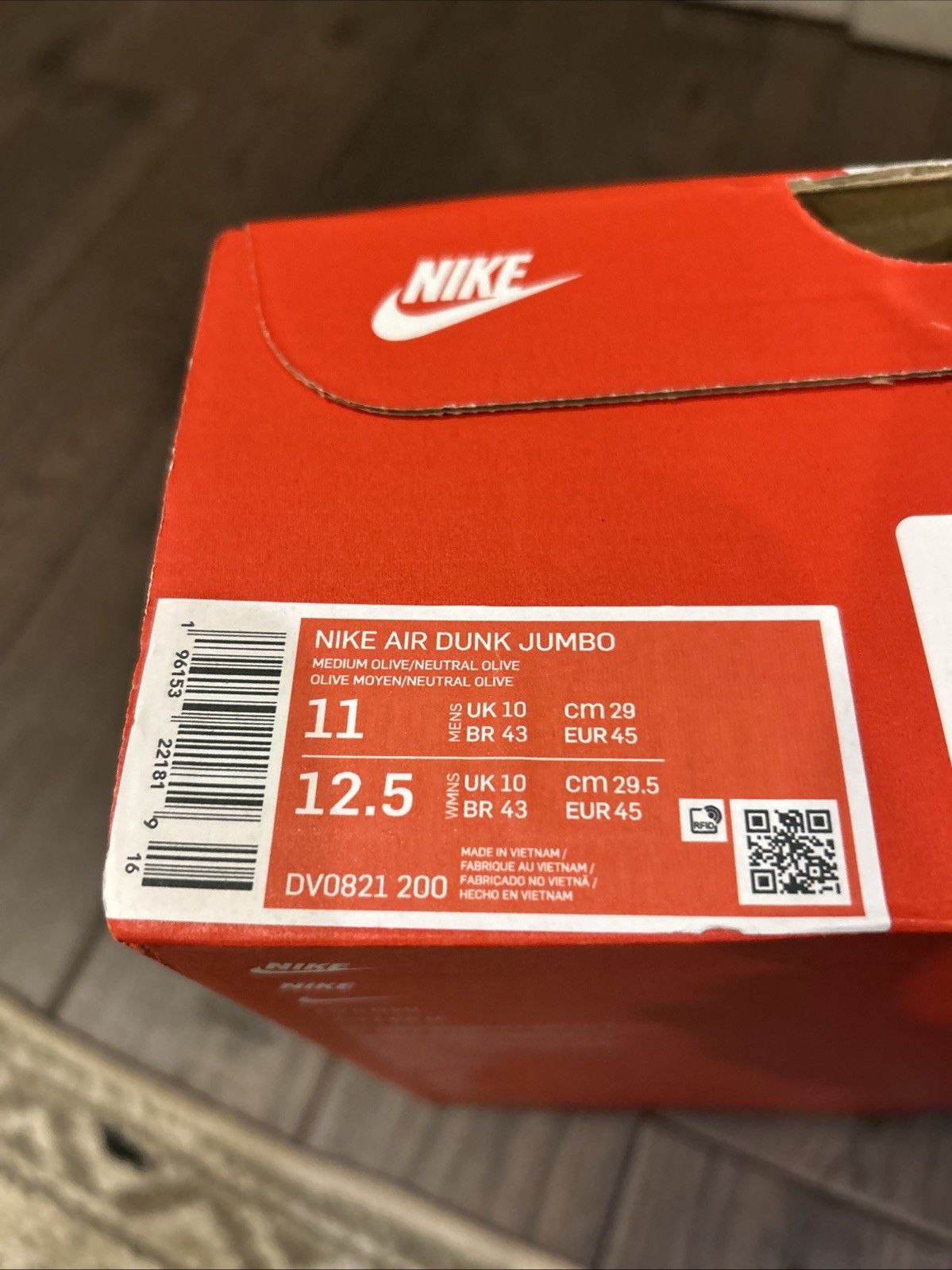 Nike Nike Air Dunk Jumbo Sneaker Men's Size 11 Size US 11 / EU 44 - 7 Thumbnail
