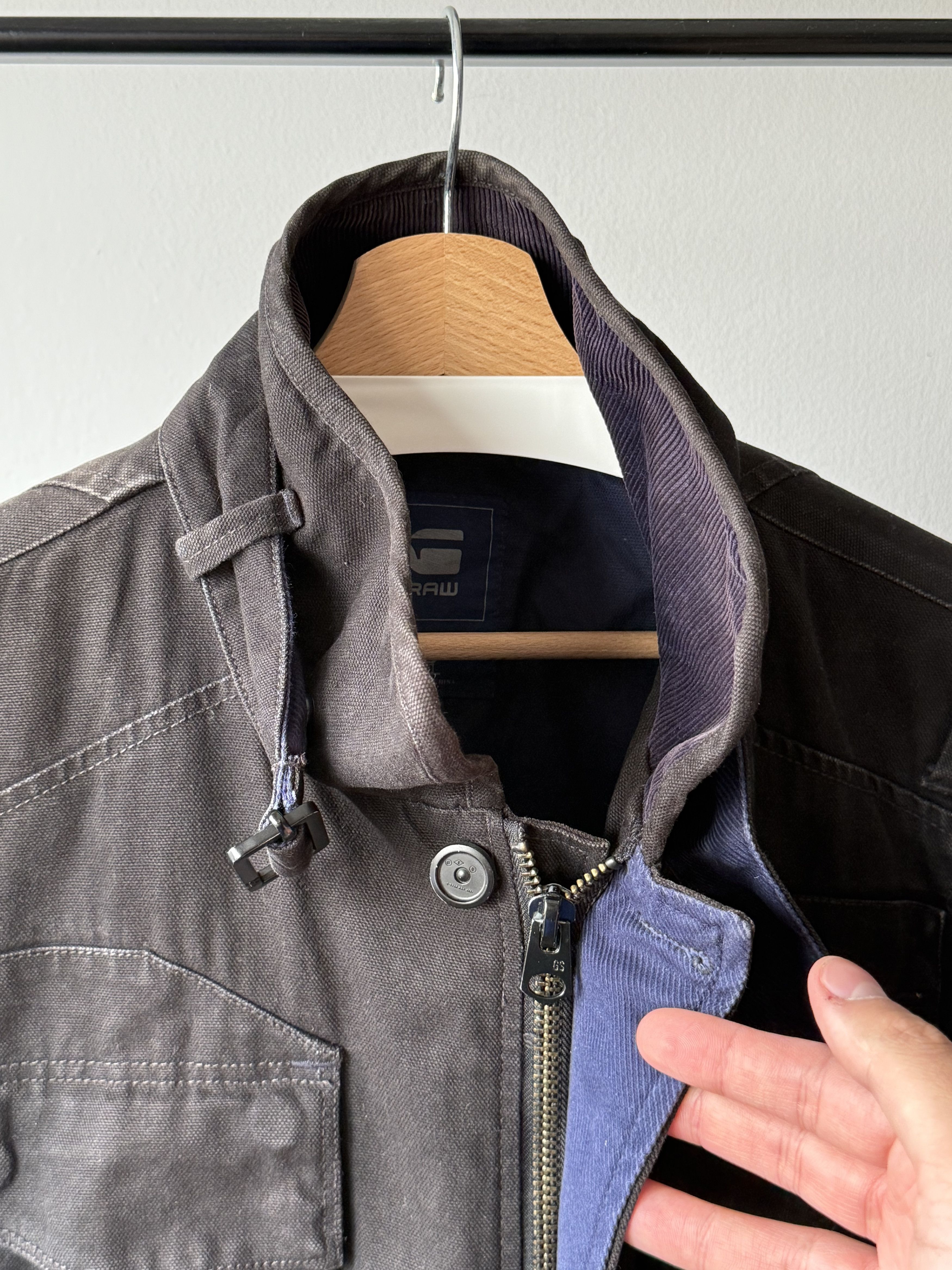 G-Star G-Star Raw Fleet Garber Black Military Denim Trench Jacket Size US L / EU 52-54 / 3 - 12 Thumbnail