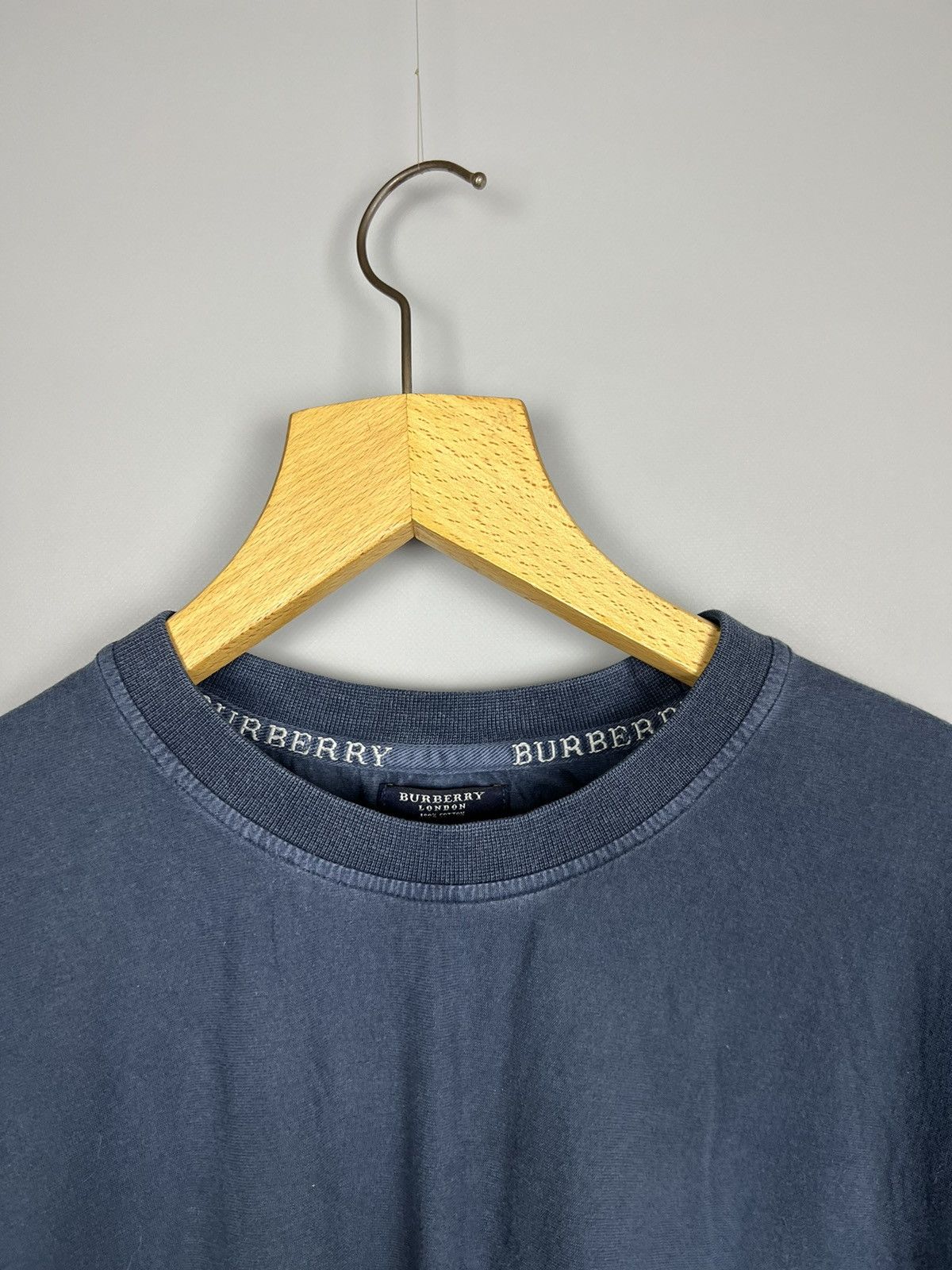 Burberry (XL-XXL) Vintage Burberry Longsleeve Polo Size US XXL / EU 58 / 5 - 4 Thumbnail