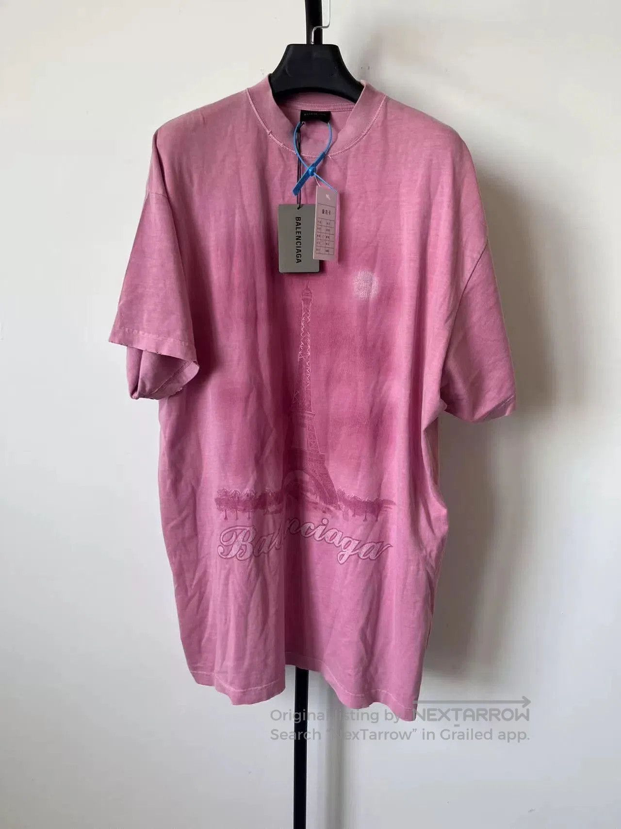 Balenciaga Balenciaga Letter Print Loose Crew Neck T-Shirt. Size S / US 4 / IT 40 - 1 Thumbnail