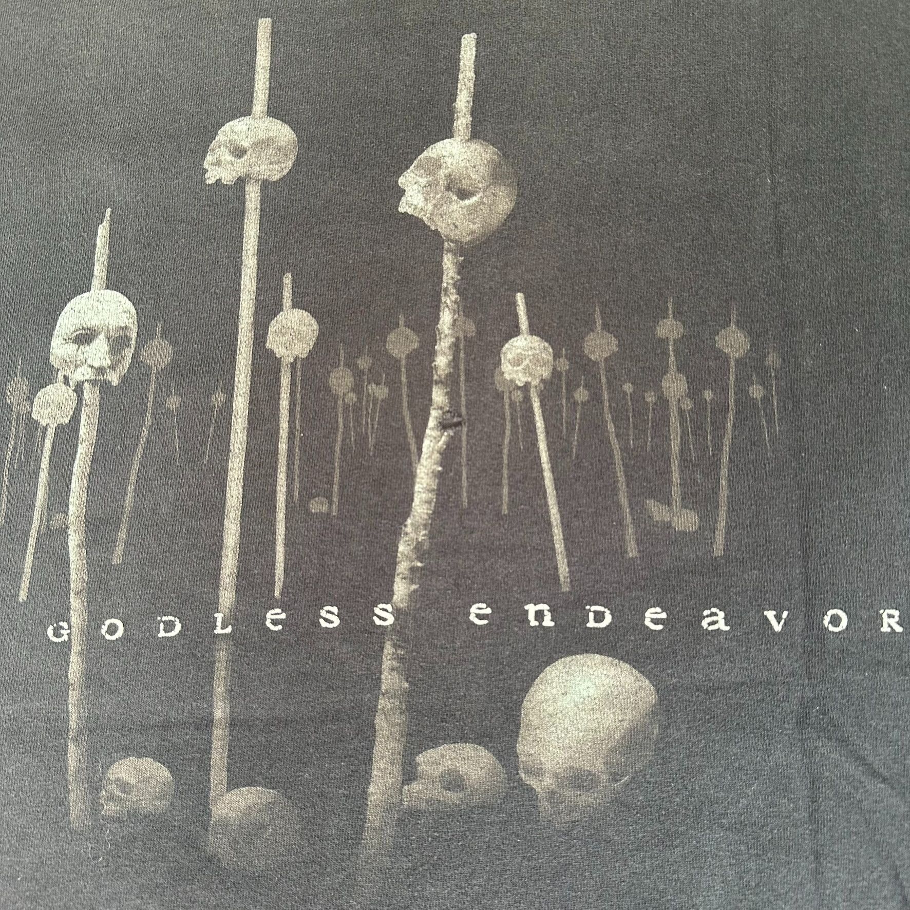 Band Tees Vintage Nevermore Godless Endeavor T-Shirt Y2K Metal Band Te Size US L / EU 52-54 / 3 - 8 Thumbnail