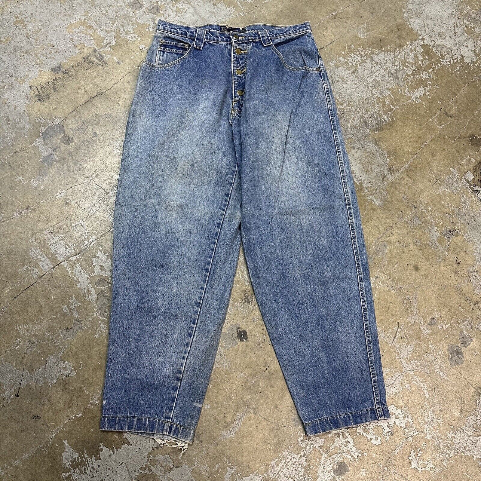 JNCO × Karl Kani × Pelle Pelle Vintage 90s Karl Kani Baggy Denim Jeans Size 36 Made In USA Size US 36 / EU 52 - 2 Thumbnail