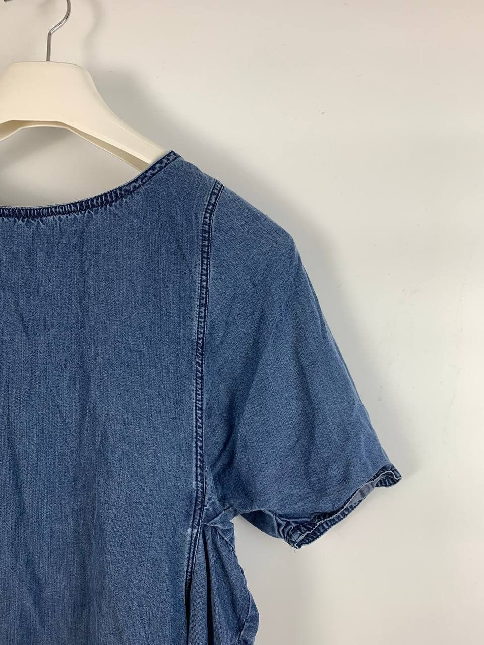 Acne Studios Acne vintage midi dress blue cotton 38 Size XS / US 0-2 / IT 36-38 - 3 Thumbnail