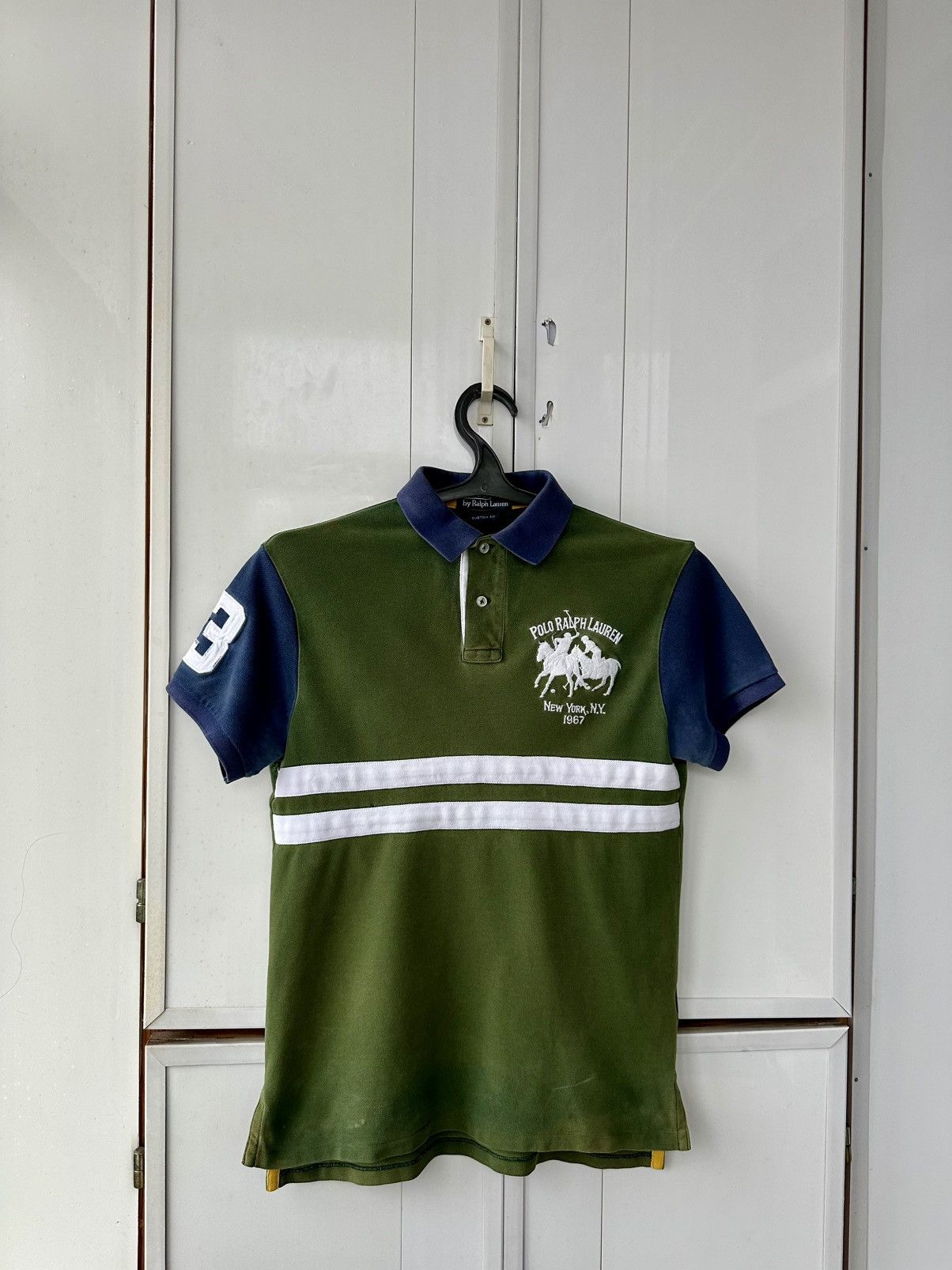 Polo Ralph Lauren Vintage Polo Ralph Lauren Green Polos Big Logo Size US S / EU 44-46 / 1 - 1 Thumbnail