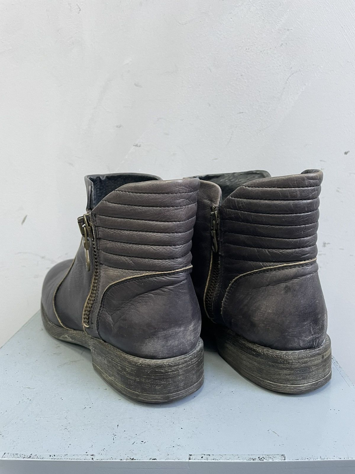 Hedi Slimane Moto racing Leather Boots gothic guidi Style y2k Size US 8 / EU 41 - 8 Thumbnail