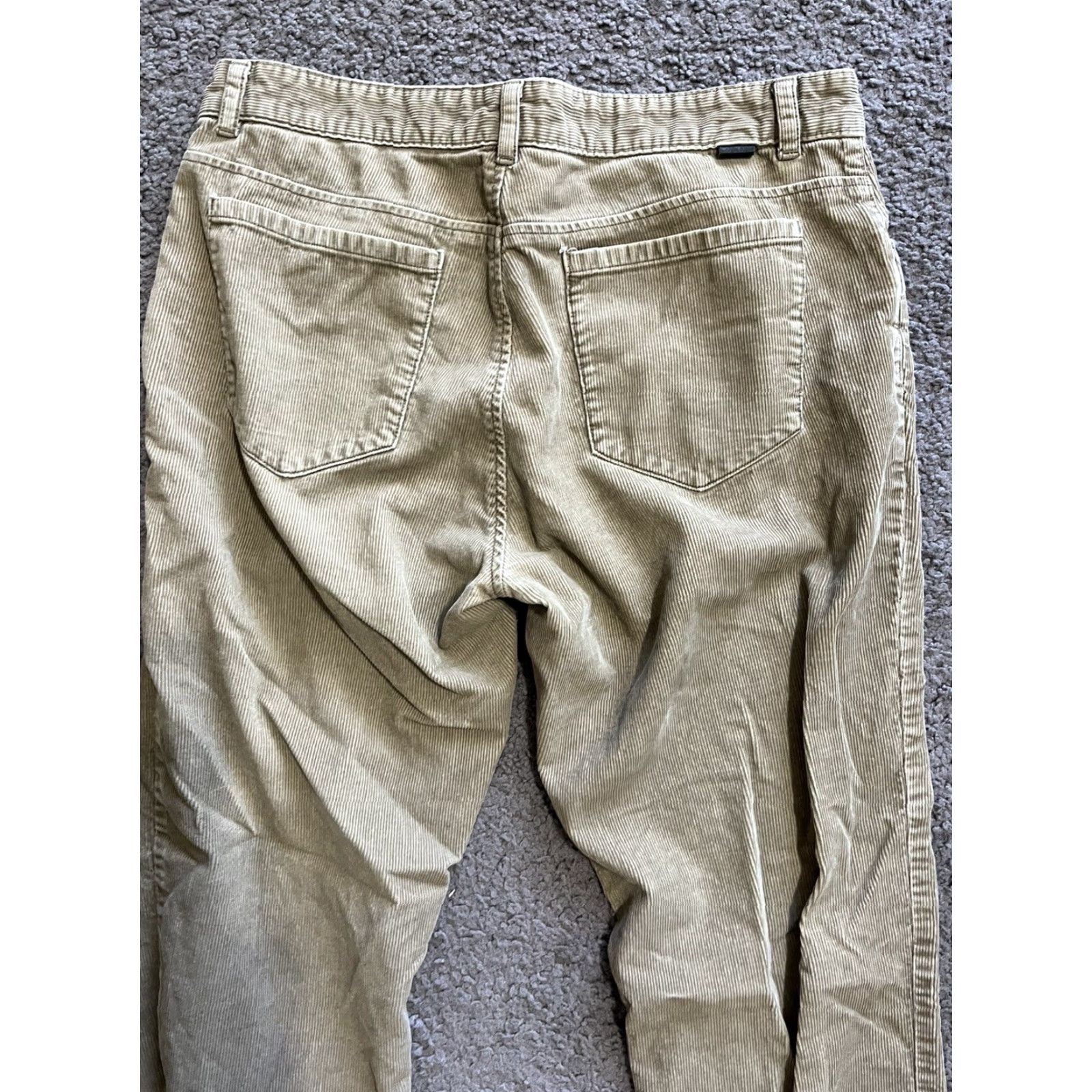 Calvin Klein Calvin Klein Chino Pants Mens 32x25 Brown Corduroy Straight Leg Classic Size US 32 / EU 48 - 2 Thumbnail
