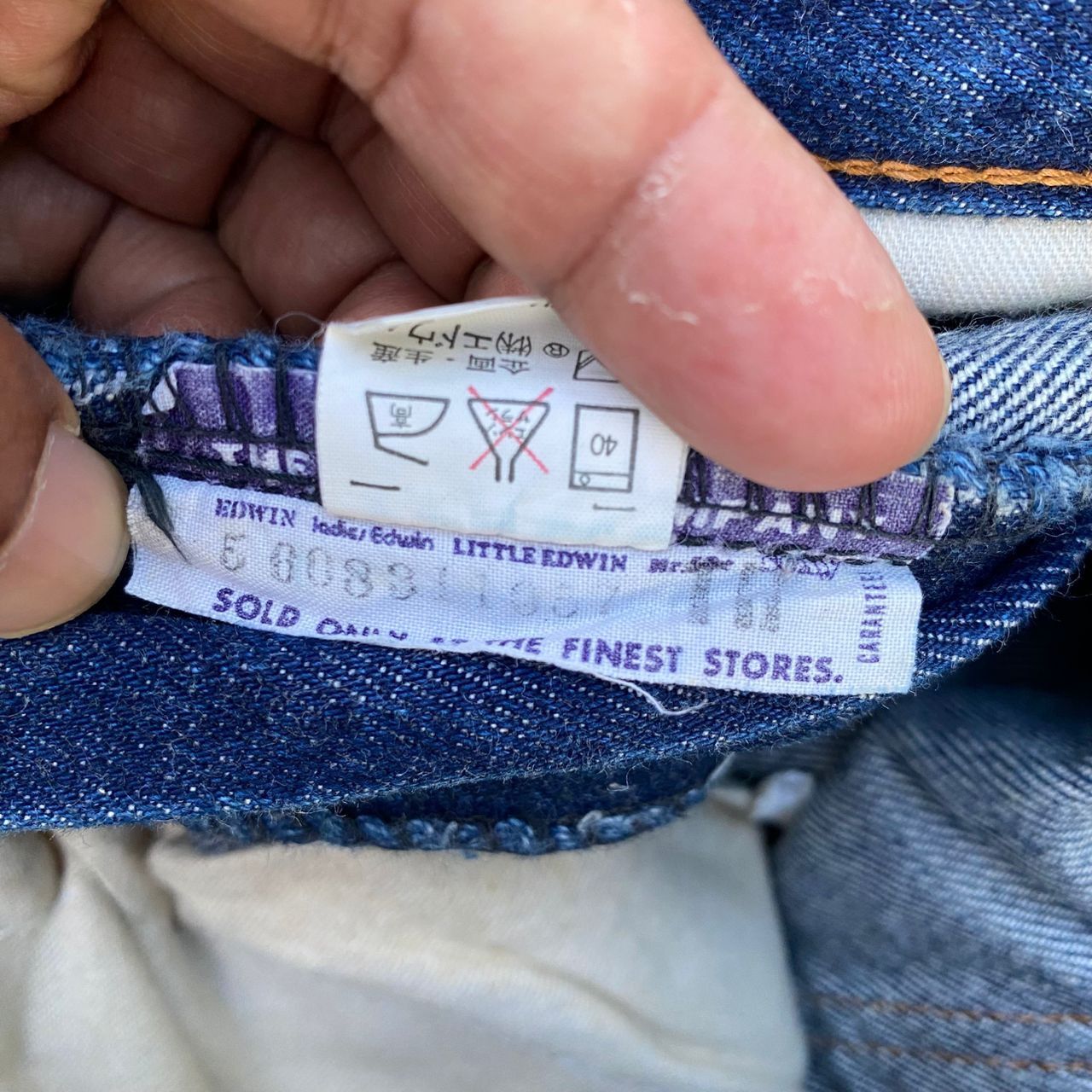 Japanese Brand Vintage 80s Edwin Western Denim Jeans Size US 30 / EU 46 - 22 Thumbnail