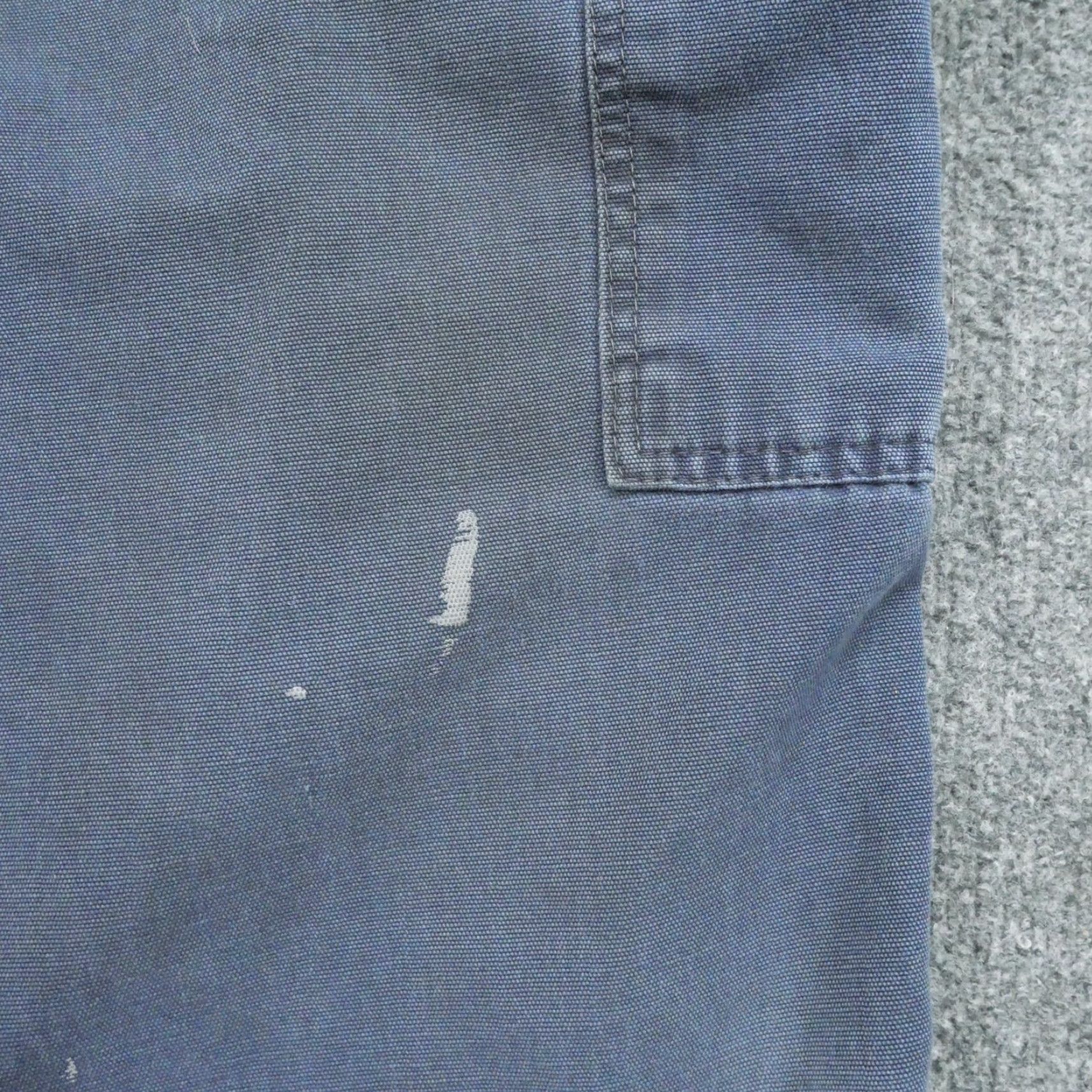 Vintage Tyndale Pants Mens 42x34 Blue Cargo Flame-Resistant Workwear Size US 40 / EU 56 - 2 Thumbnail