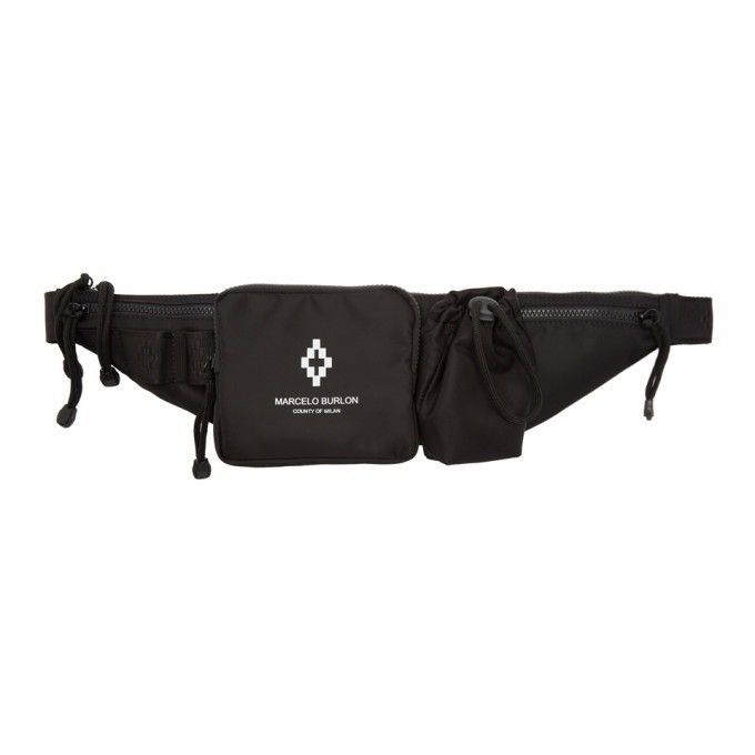 Marcelo Burlon Marcelo Burlon County of Milan Black Cross Fanny Pack NWT Size ONE SIZE - 1 Thumbnail