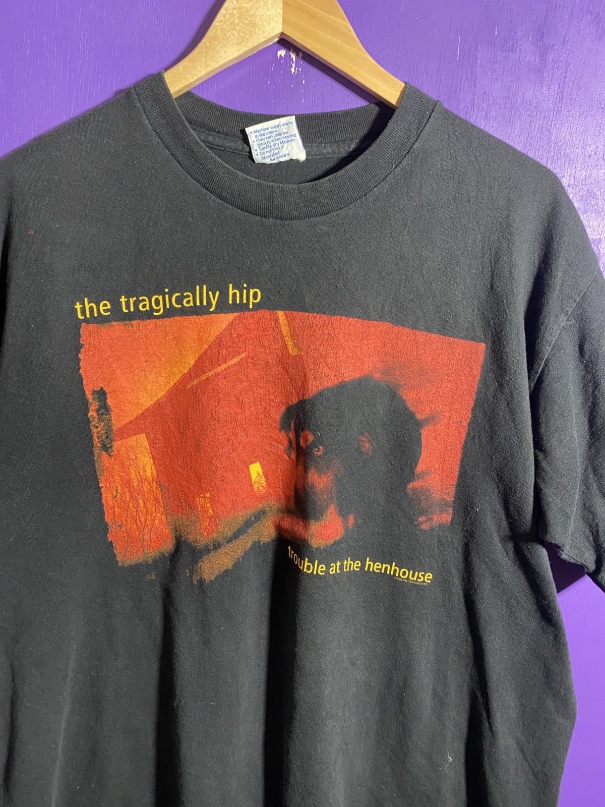 Band Tees × Vintage Vintage 1996 The Tragically hip trouble at henhouse tour tee Size US XL / EU 56 / 4 - 3 Thumbnail